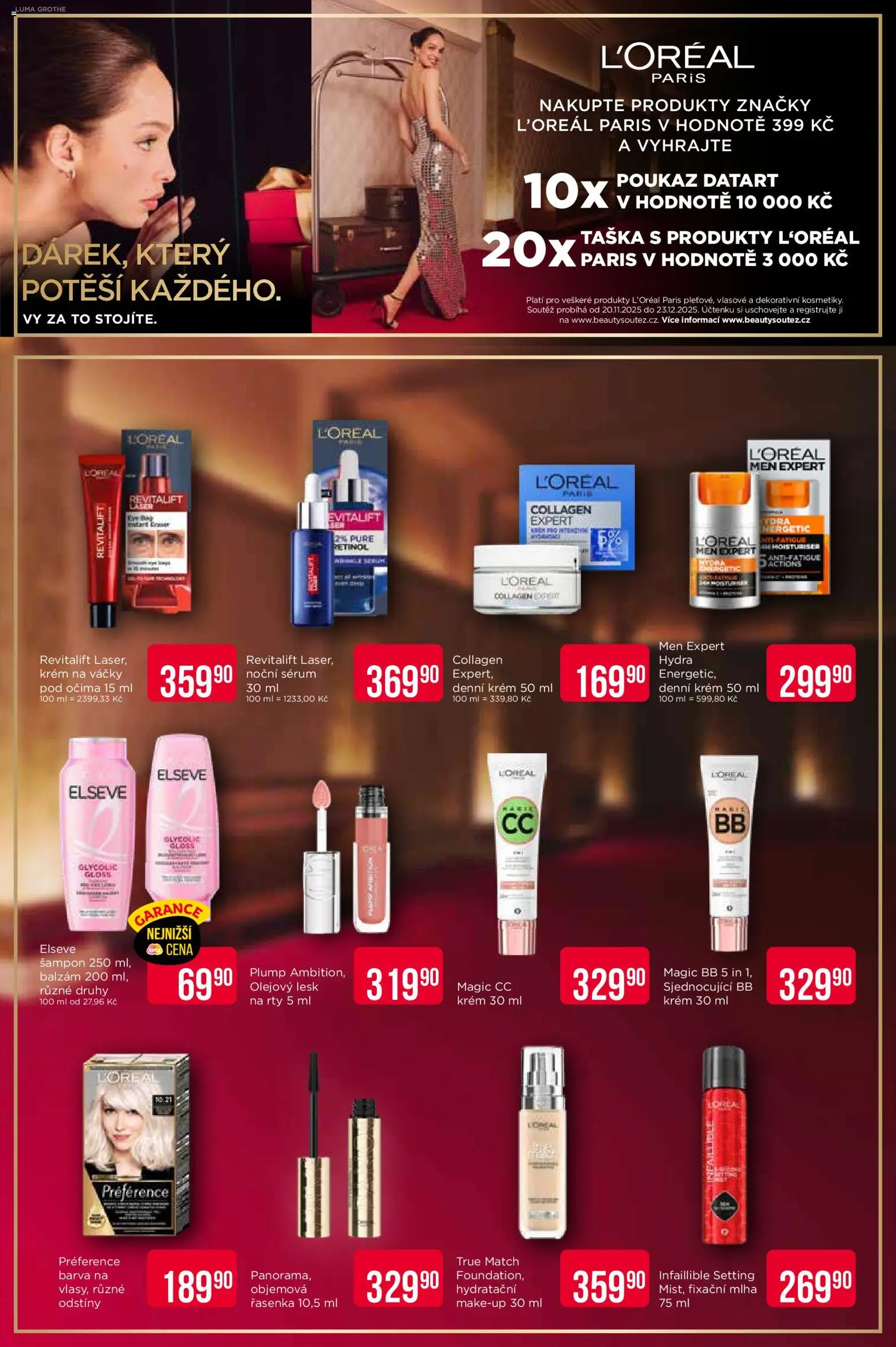 TETA Drogerie leták od 20.11.2025 | Strana: 6 | Produkty: Taška, Make-up, Lesk na rty, Šampon