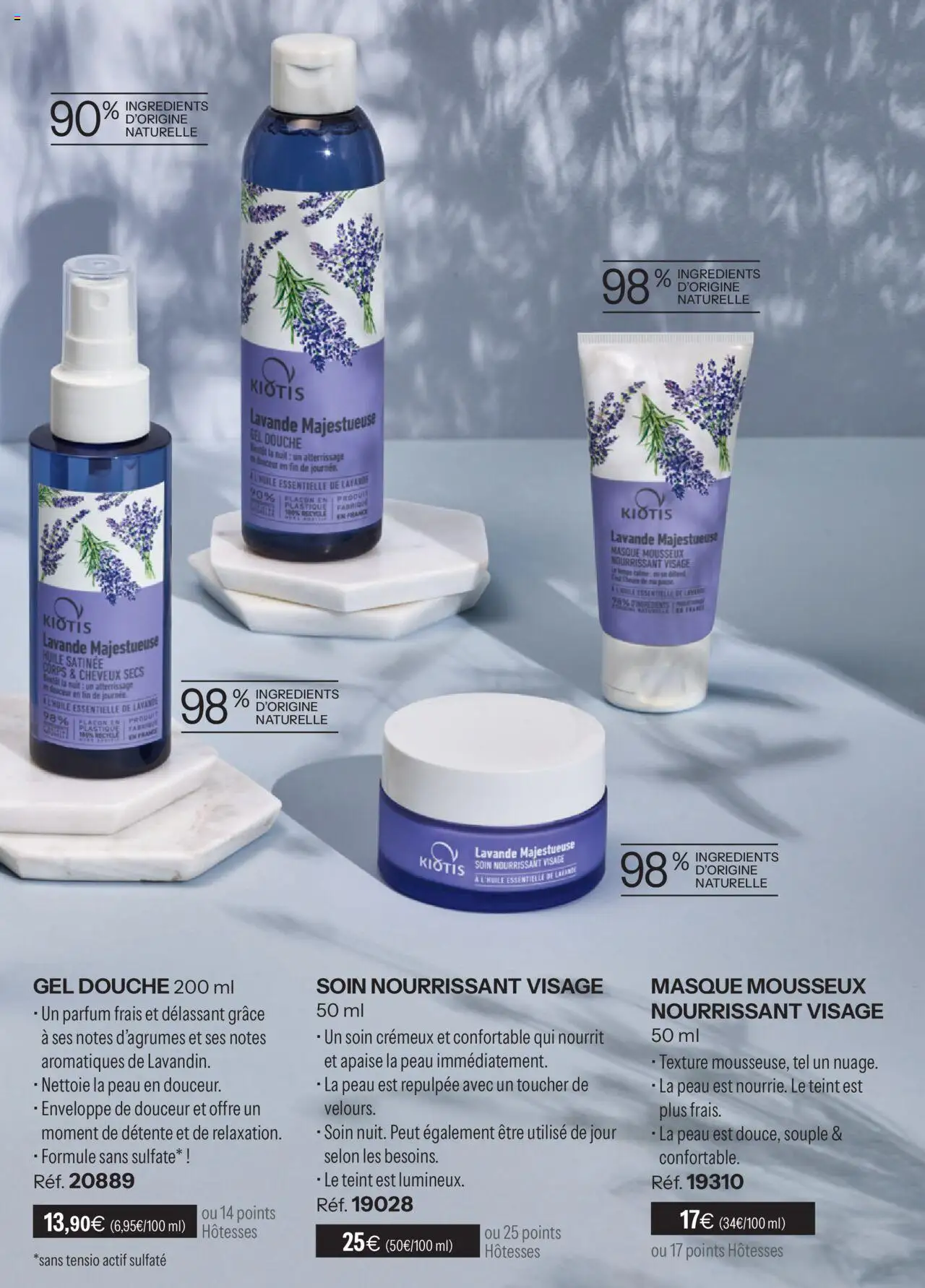 {H1} | Page: 63 | Produits: Enveloppe, Masque, Mousseux, Huile