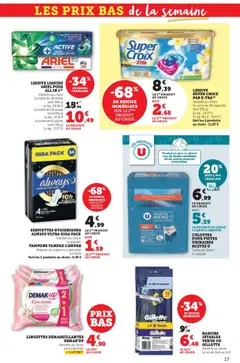  | Page: 17 | Produits: Lessive Liquide Ariel, Tampons, Lessive Liquide, Détergent