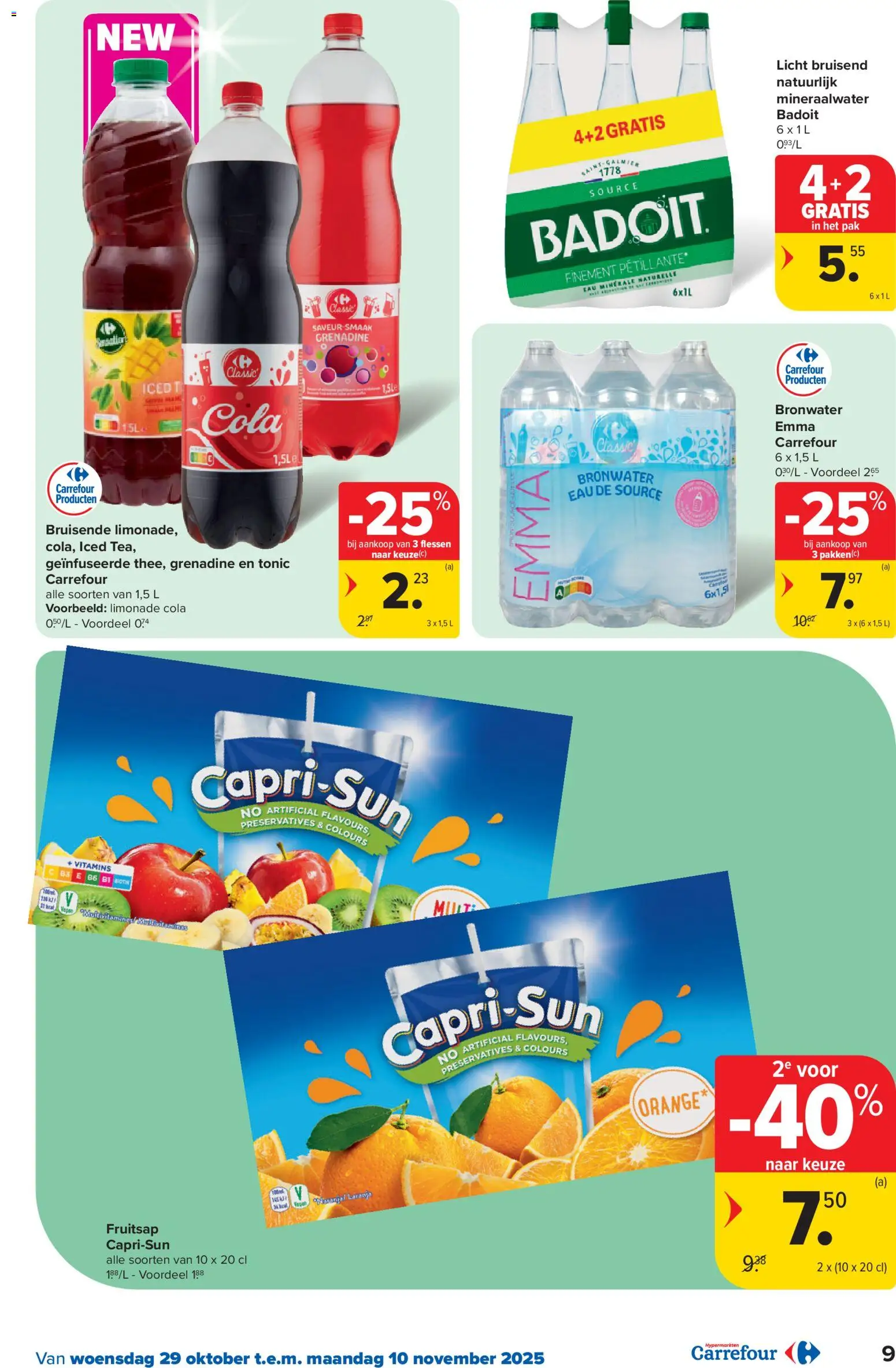{H1} | Pagina: 9 | Producten: Zsalukő, Limonade, Mineraalwater, Boon