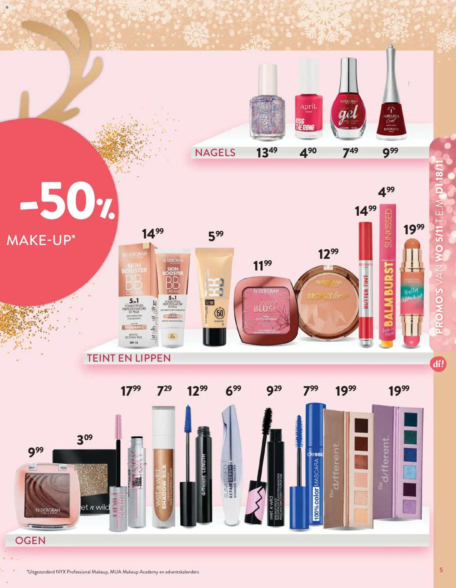 {H1} | Pagina: 5 | Producten: Ring, Gel, Mascara, Foundation