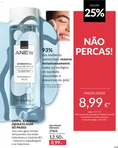 Pré-visualização Água Micelar Hidratante 175836, Água Micelar Hidratante 175836 200 ml válido de 01.04.2026 | Página: 111 | Produtos: Agua, Água micelar, Maquilhagem