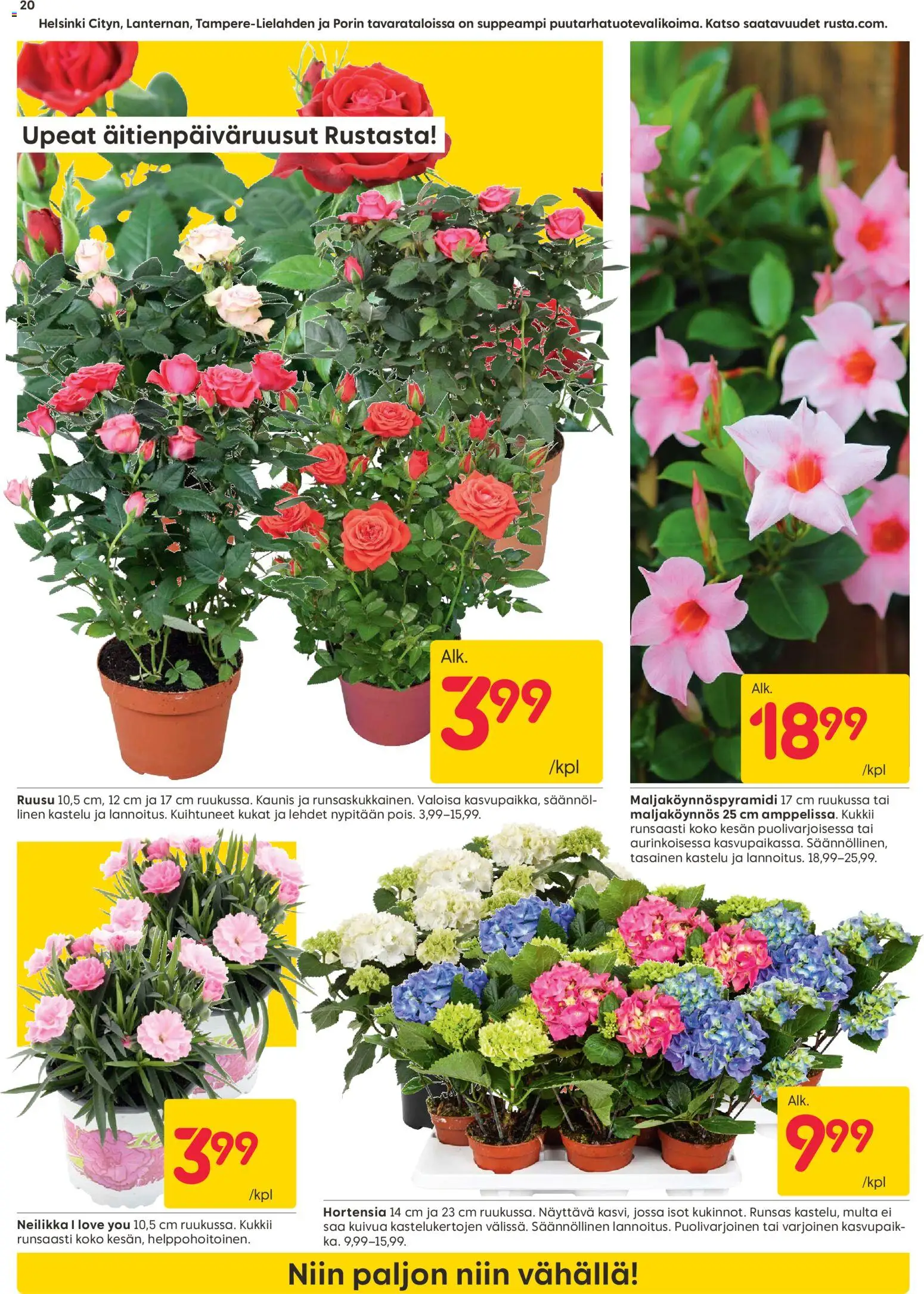 Rusta tarjoukset – voimassa 27.04.2026 alkaen | Sivu: 20 | Tuotteet: Multa