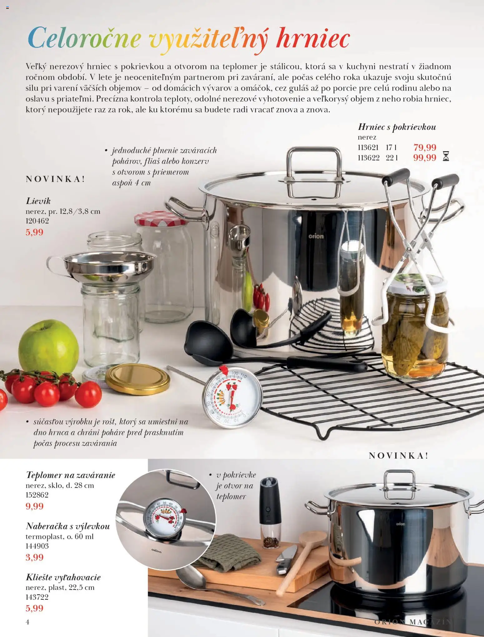 Nové Orion akcie – leták je platný od 09.03.2026 | Strana: 4 | Produkty: Teplomer