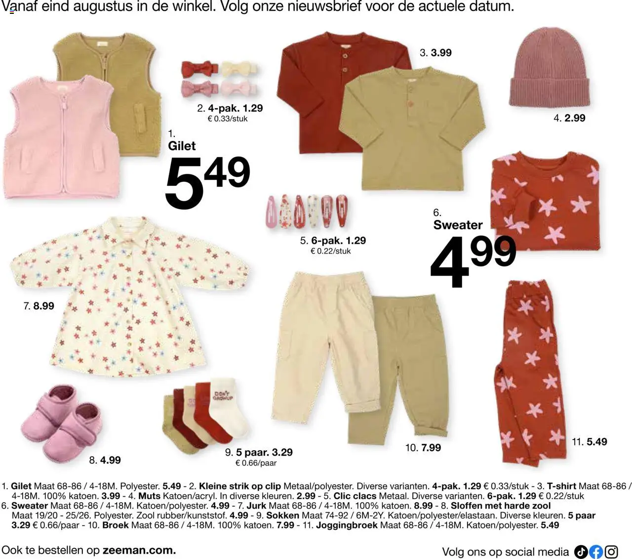  | Pagina: 22 | Producten: Sweater, Jurk, Broek, Sokken