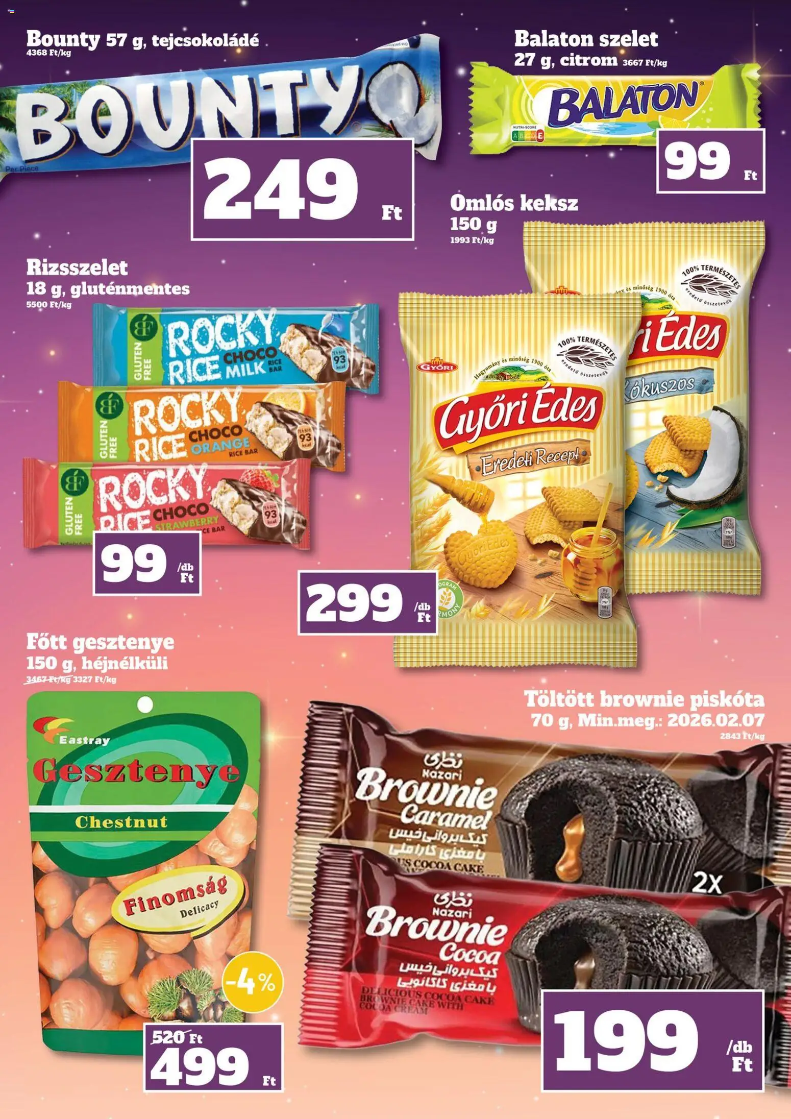 Family Diszkont akciós ujság - amely érvényes a következő dátumtól: 15.01.2026 | Oldal: 4 | Termékek: Piskóta, Tejcsokoládé, Gluténmentes, Citrom