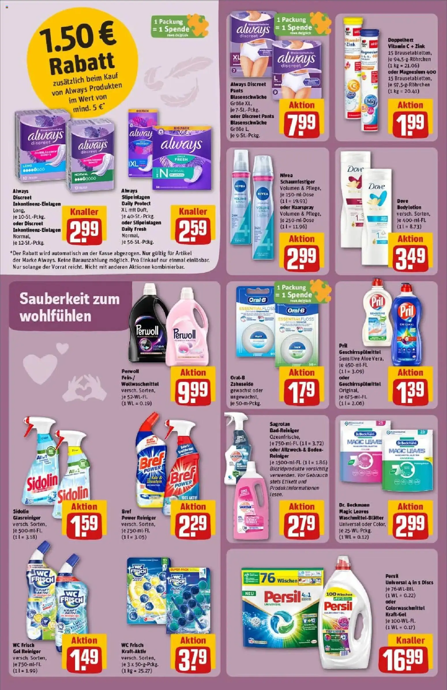 Rewe prospekt Traunreut	 – gültig ab 26.01.2026 | Seite: 30 | Produkte: Duft, Body Lotion, Pril, Persil