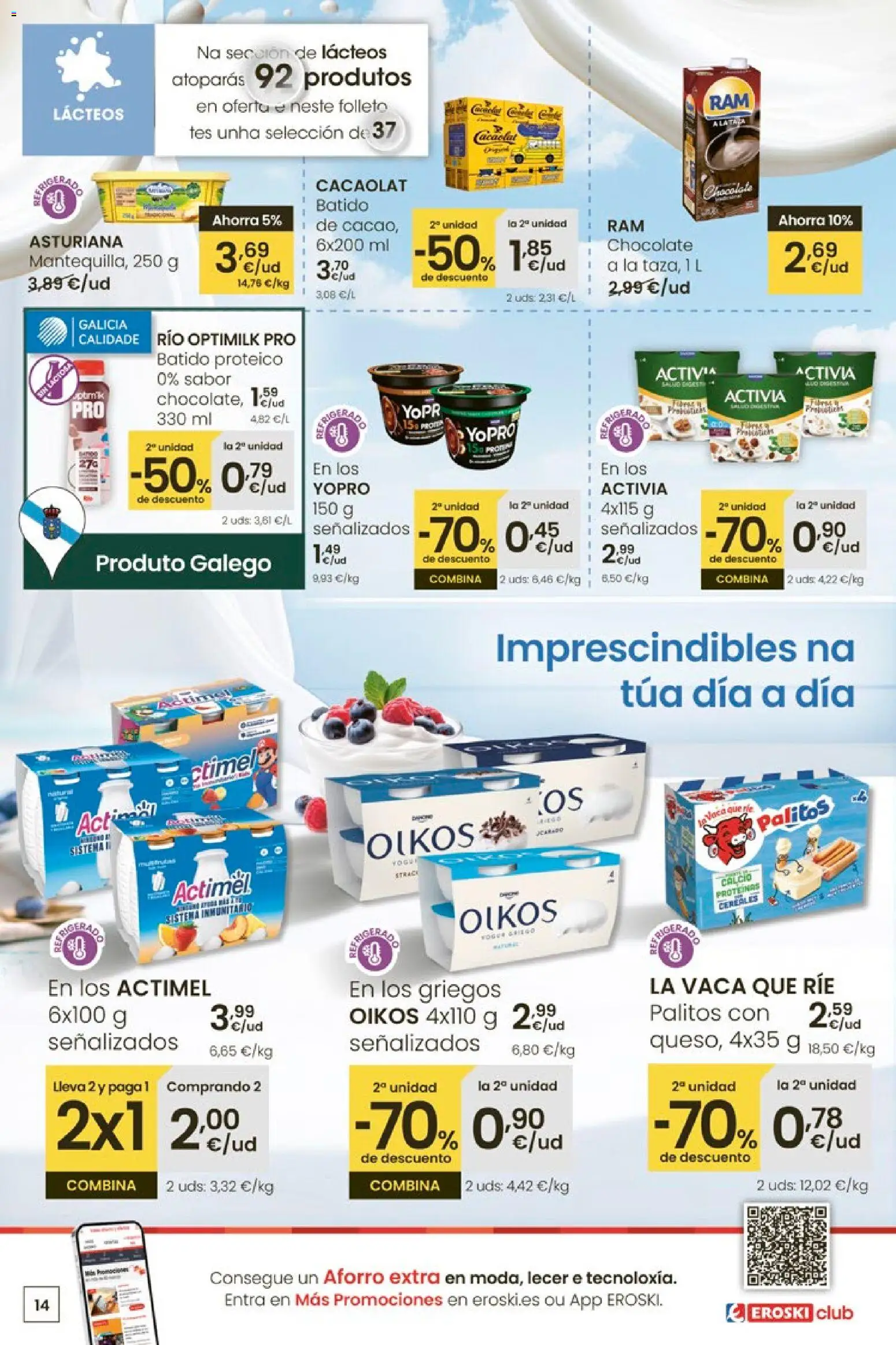 Eroski - Para un xaneiro máis lixeiro │ válido desde el 05.01.2026 | Página: 14 | Productos: Chocolate, Cereales