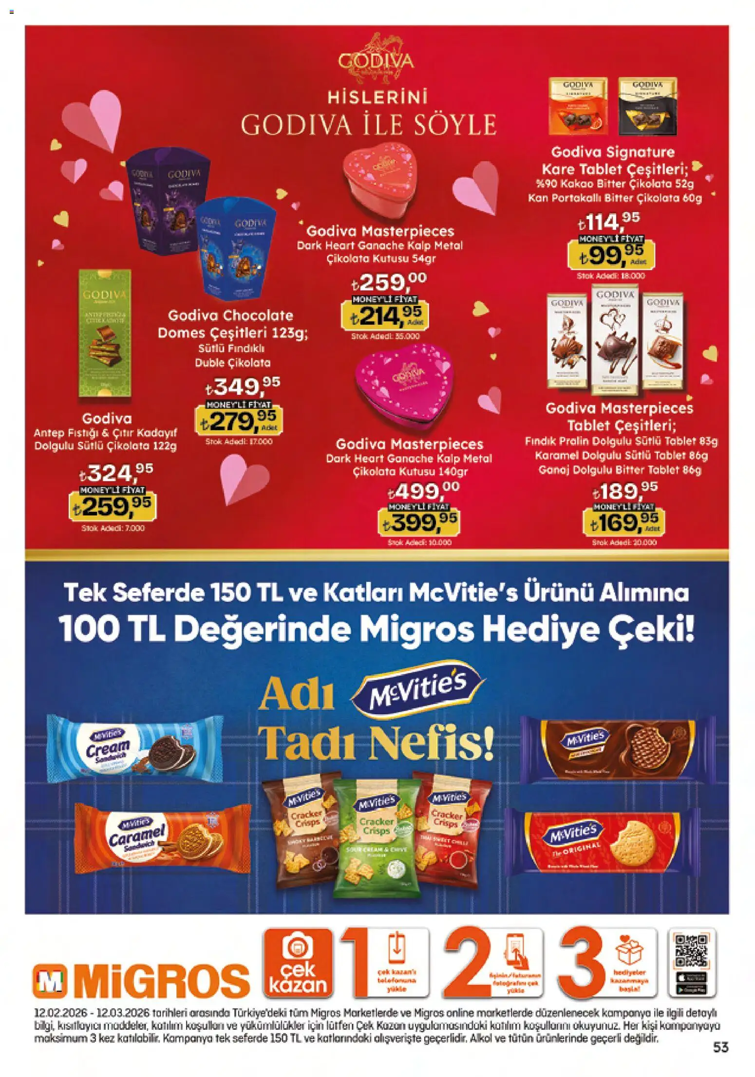 Migros Katalog - 5M Migroskop Dijital - 05.02.2026 tarihinden itibaren geçerlidir | Sayfa: 53 | Ürünler: Çikolata, Fındık, Tablet