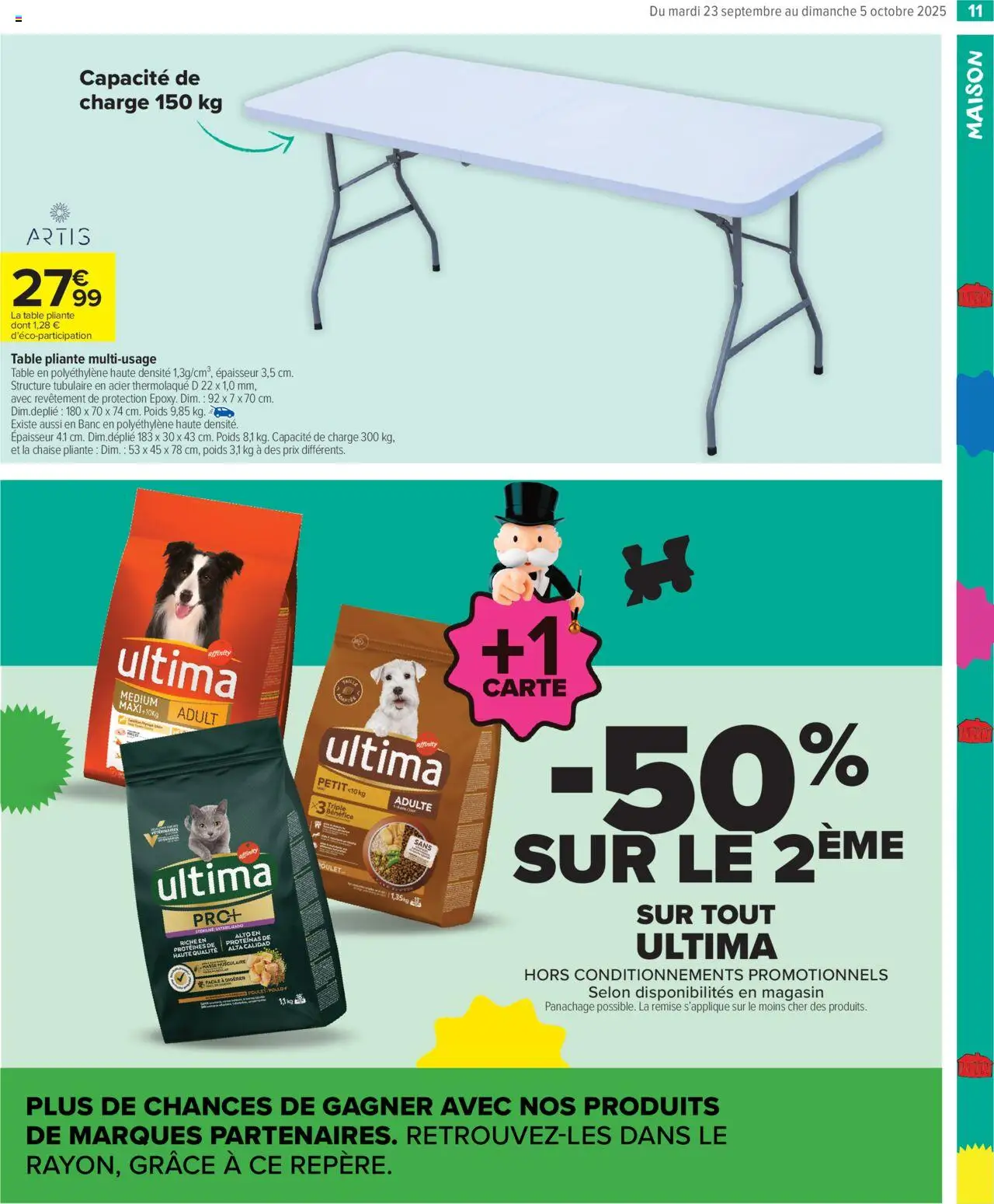  | Page: 13 | Produits: Poids, Table, Chaise, La chaise pliante