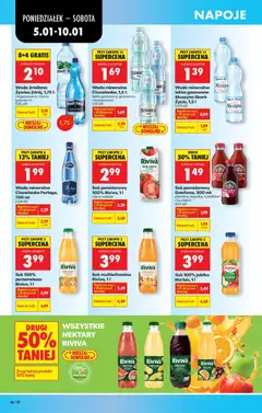Pogląd oferty "NEKTAR CZERWONY GREJPFRUT" - ważna od 05.01.2026 | Strona: 56 | Produkty: Napoje, Porzeczka, Banan, Grejpfrut