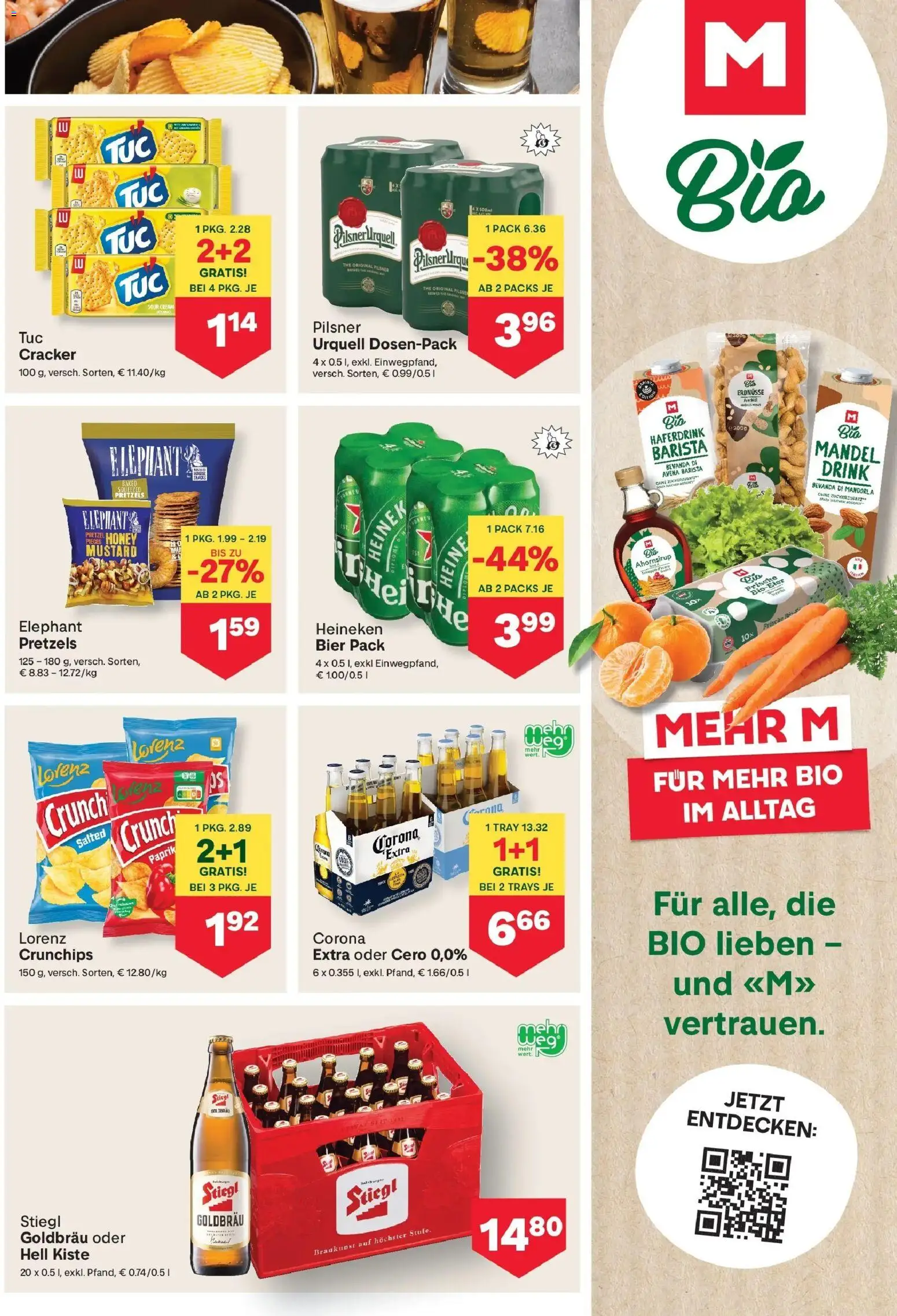 MPREIS Saalbach gültig ab 09.04.2026 | Seite: 9 | Produkte: Папионка, Bier