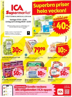 ICA Supermarket - Stockholm - Förhandsvisning av reklamblad från butik ICA Supermarket aktuell från 12.01.2026