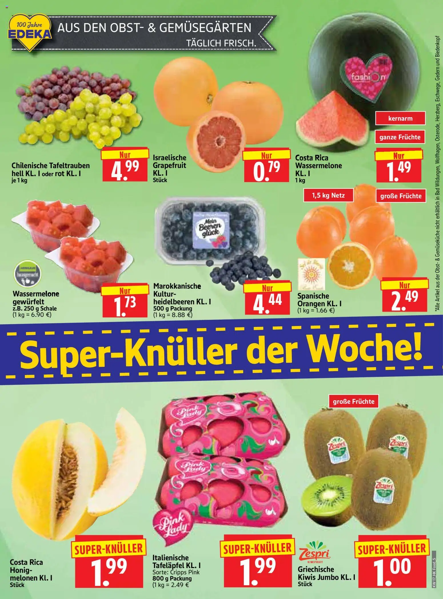 HERKULES Prospekt 	 – gültig ab 20.04.2026 | Seite: 5 | Produkte: Bad, Orangen, Heidelbeeren, Obst
