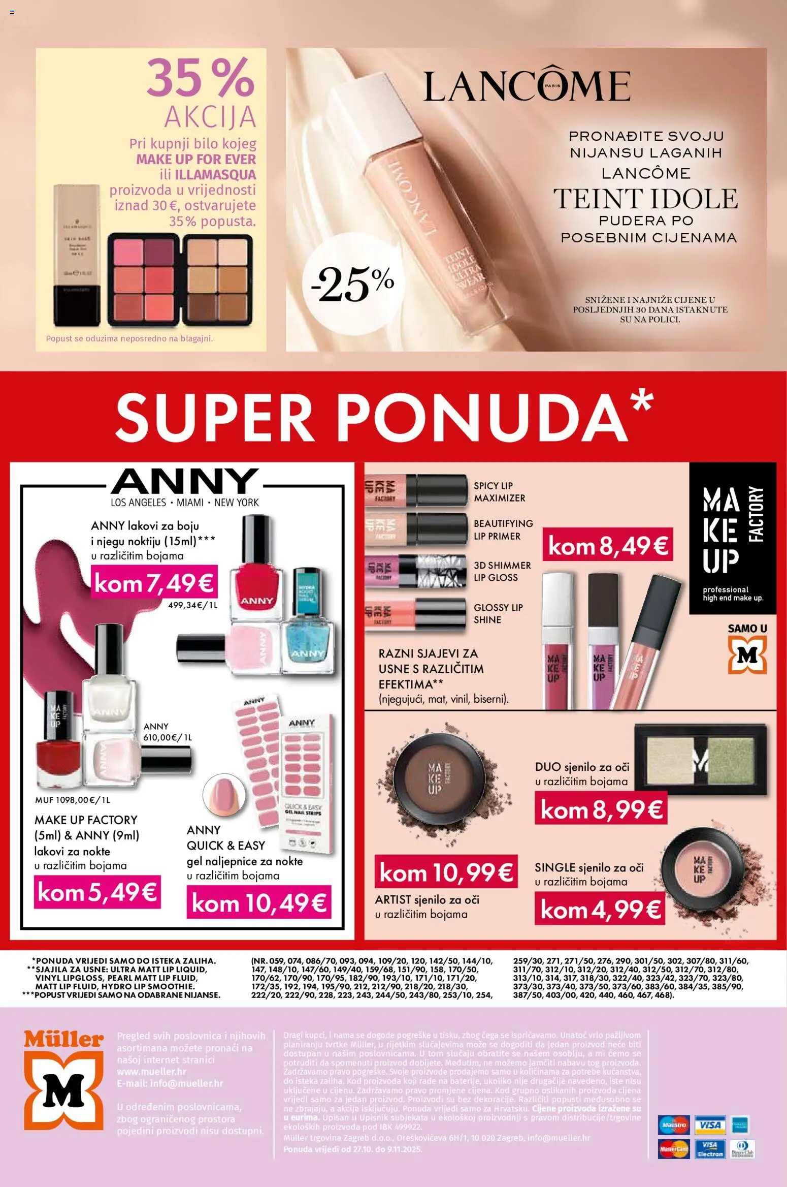 Müller katalog | vrijedi od 27.10.2025 | Stranica: 4 | Proizvodi: Primer, Sjenilo za oči