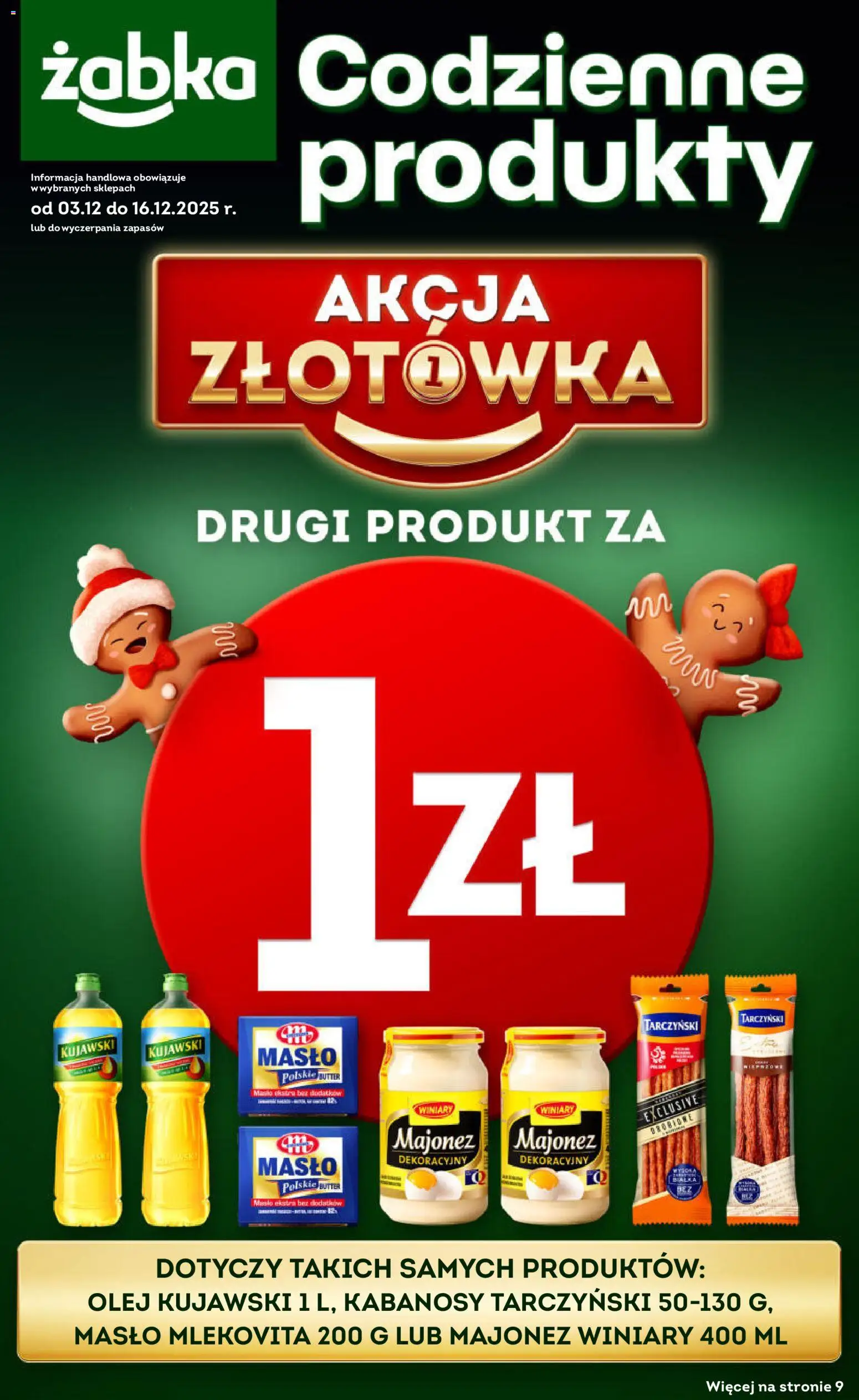 Żabka Gazetka - Codzienne produkty od 03.12.2025 | Strona: 1