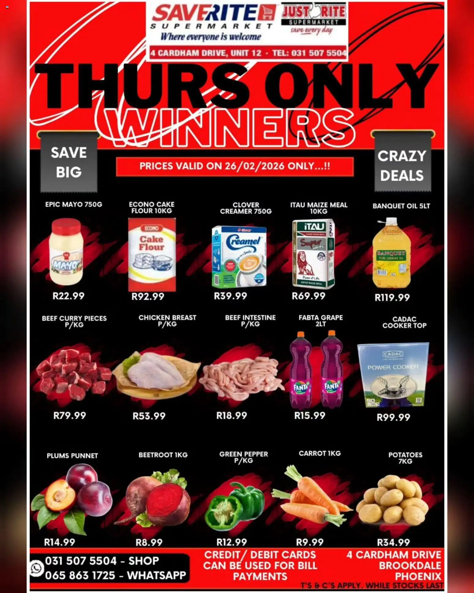 New Saverite catalogue – valid from 26.02.2026 | Page: 1