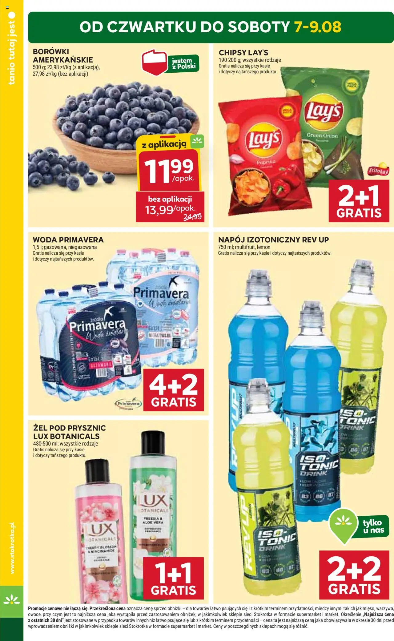 Stokrotka Gazetka od 07.08.2025 | Strona: 2 | Produkty: Stokrotka, Prysznic, Żel pod prysznic, Warzywa