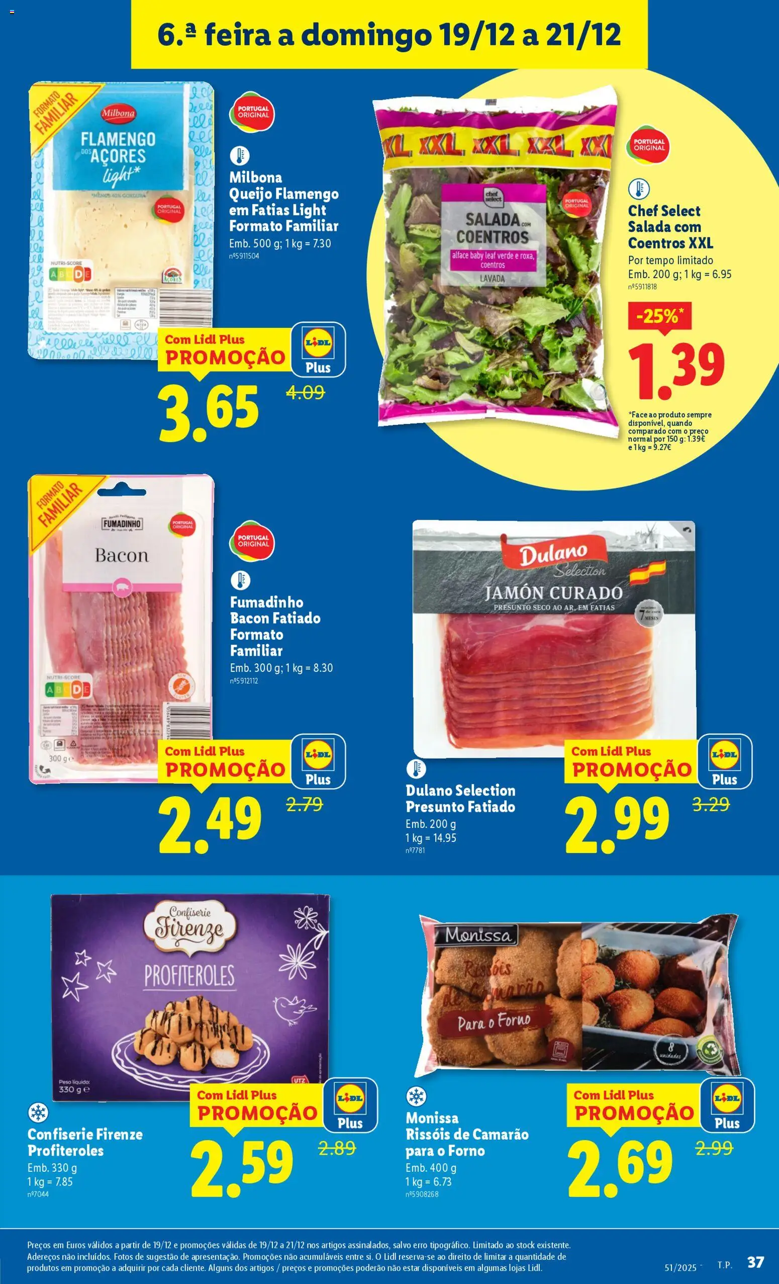 Lidl folheto │ válido de 15.12.2025 | Página: 37 | Produtos: Forno, Camarão, Queijo, Alface