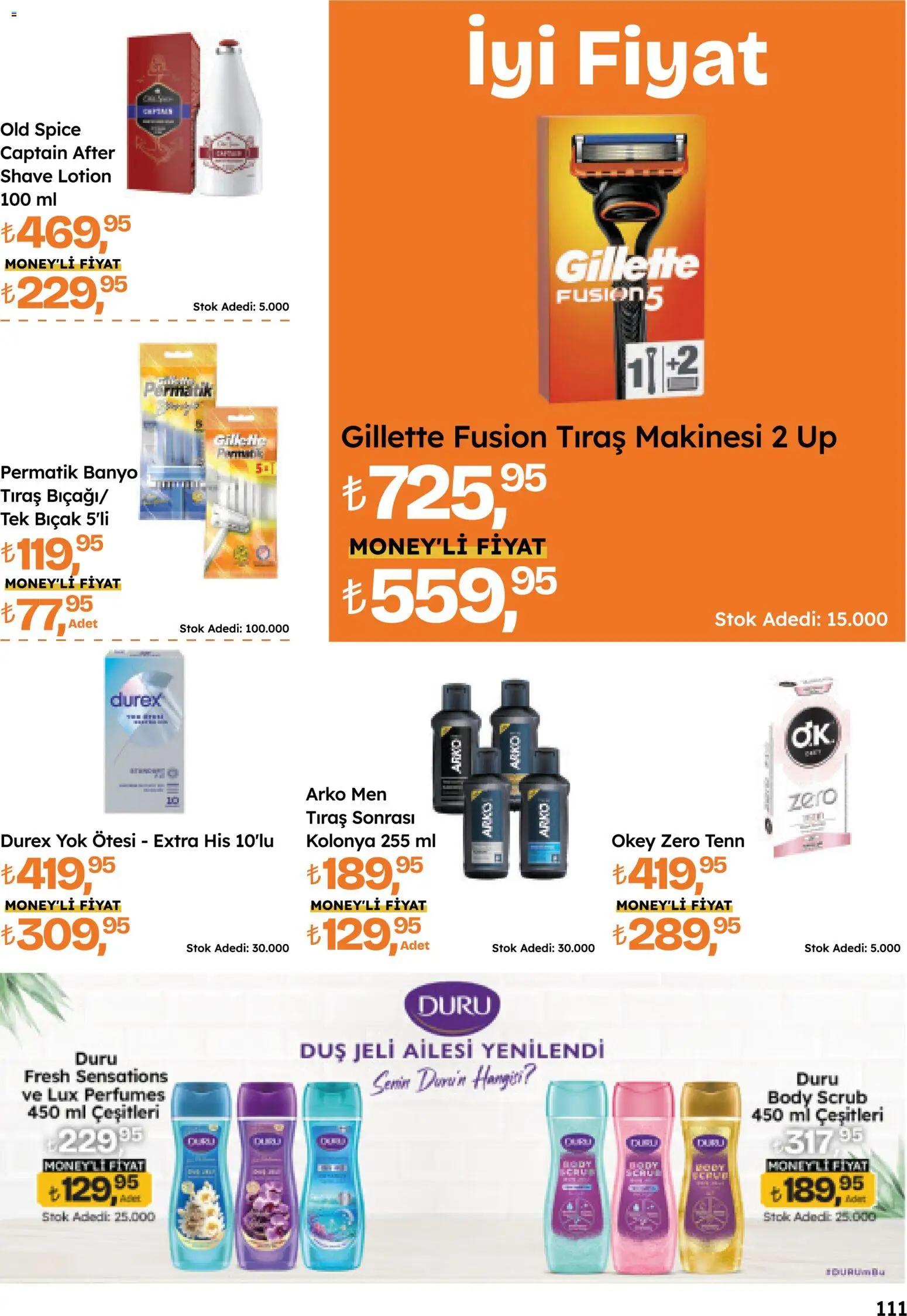 Migros Katalog - Migroskop - 16.04.2026 tarihinden itibaren geçerlidir | Sayfa: 111 | Ürünler: Banyo, Duş, Duş jeli, Tıraş makinesi