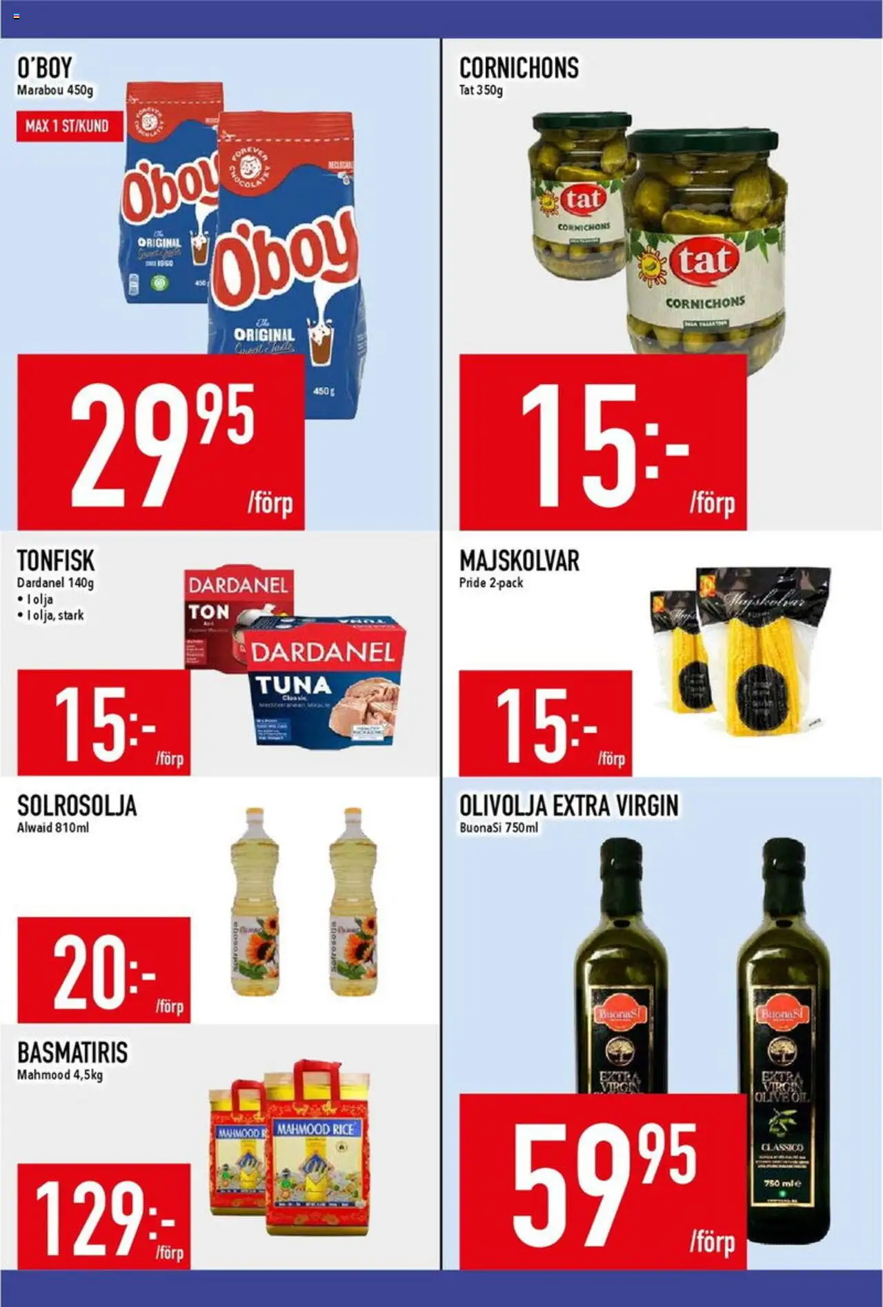 Matdax reklamblad aktuell från 08.09.2025 | Sida: 9 | Produkter: Olivolja, Tonfisk