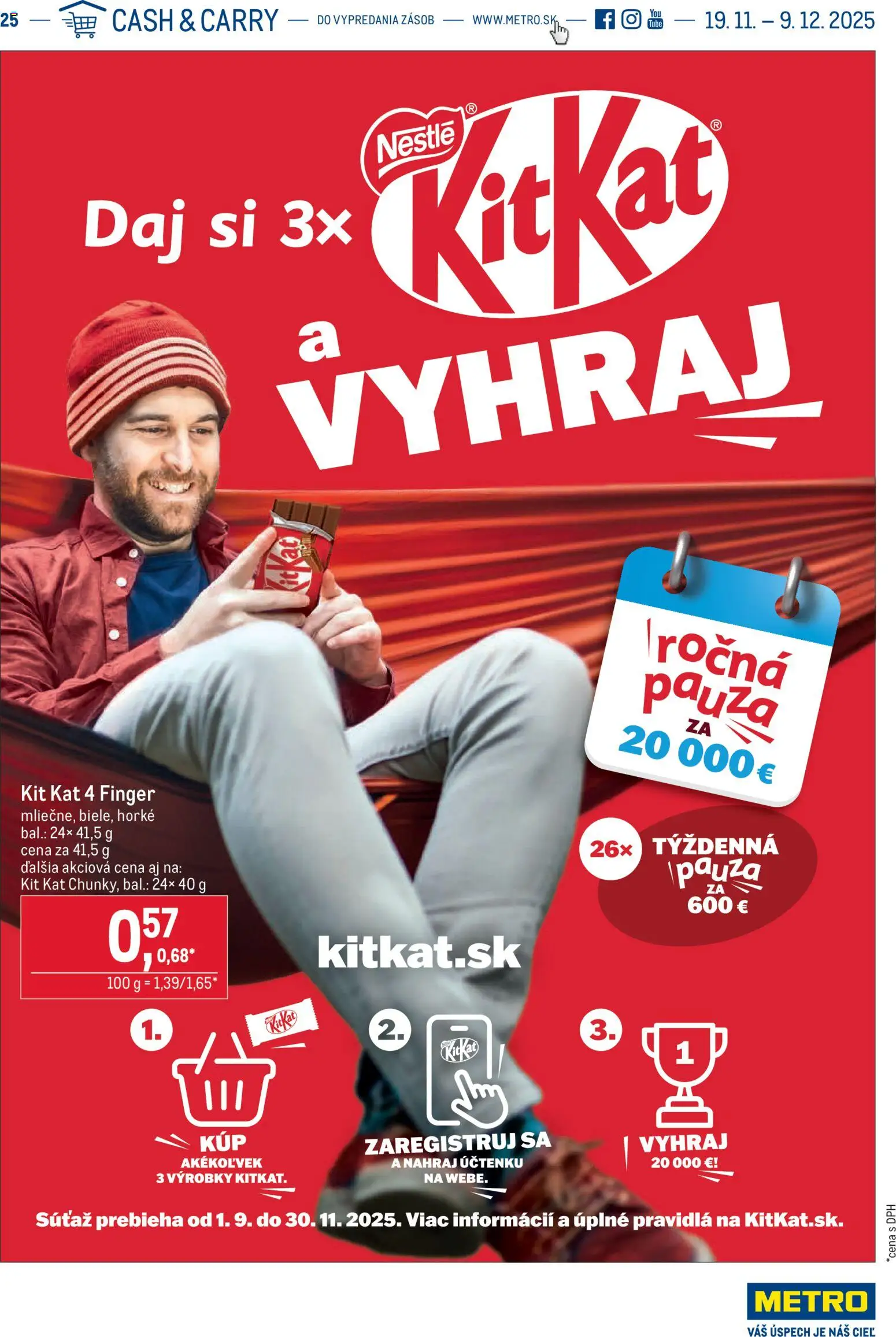 Nové Metro akcie – leták je platný od 19.11.2025 | Strana: 1