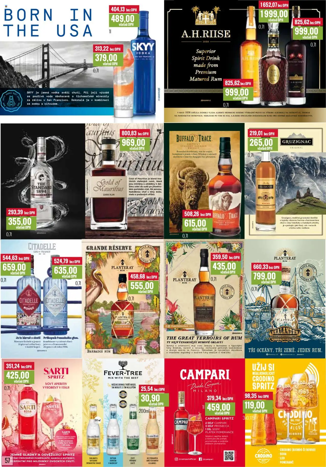 Ratio leták od 01.10.2025 | Strana: 58 | Produkty: Crodino, Pomeranče, Vodka, Campari