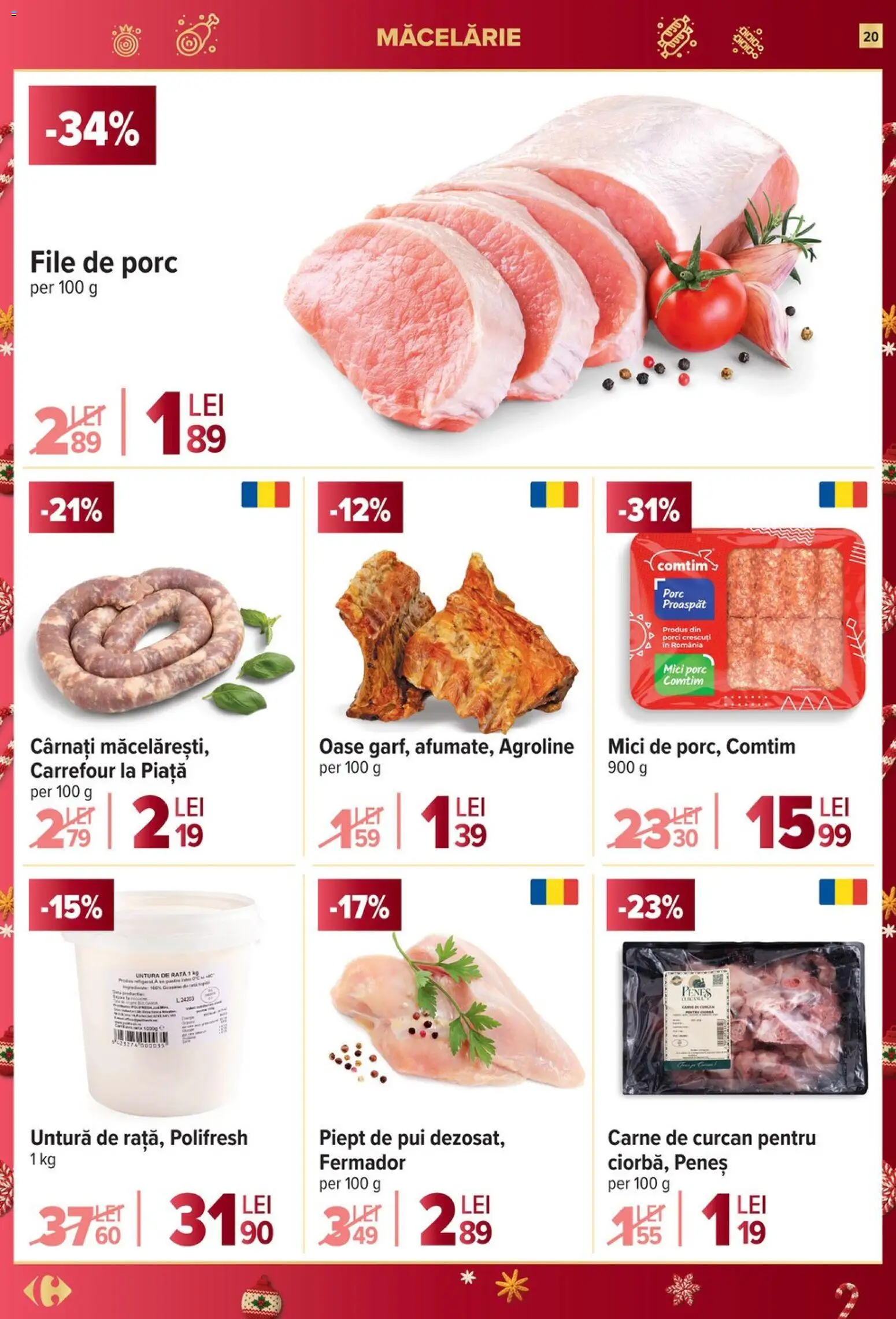 Noul catalog Carrefour – valabil de la 26.11.2025 | Pagină: 20 | Produse: Hacıyatmaz Kedi Oyuncağı, Mici, Rață, Cârnați