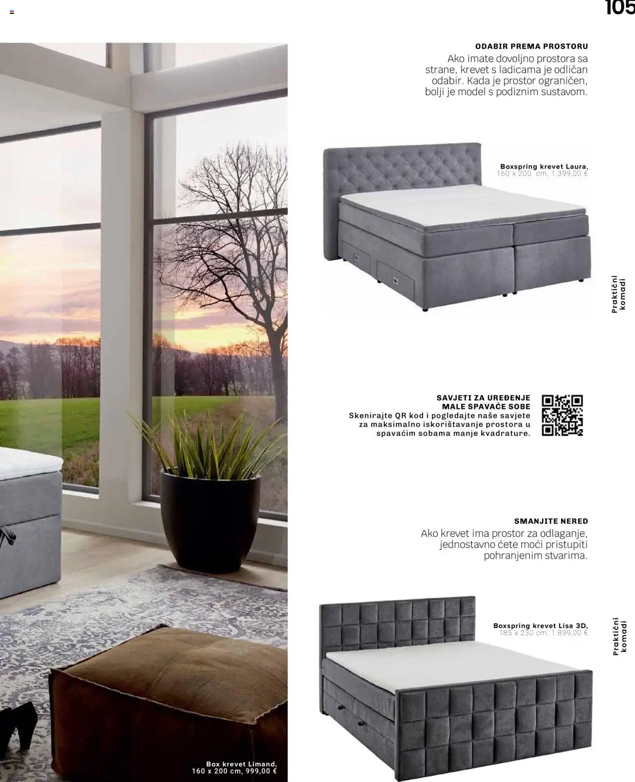Lesnina katalog | vrijedi od 10.04.2025 | Stranica: 105 | Proizvodi: Krevet
