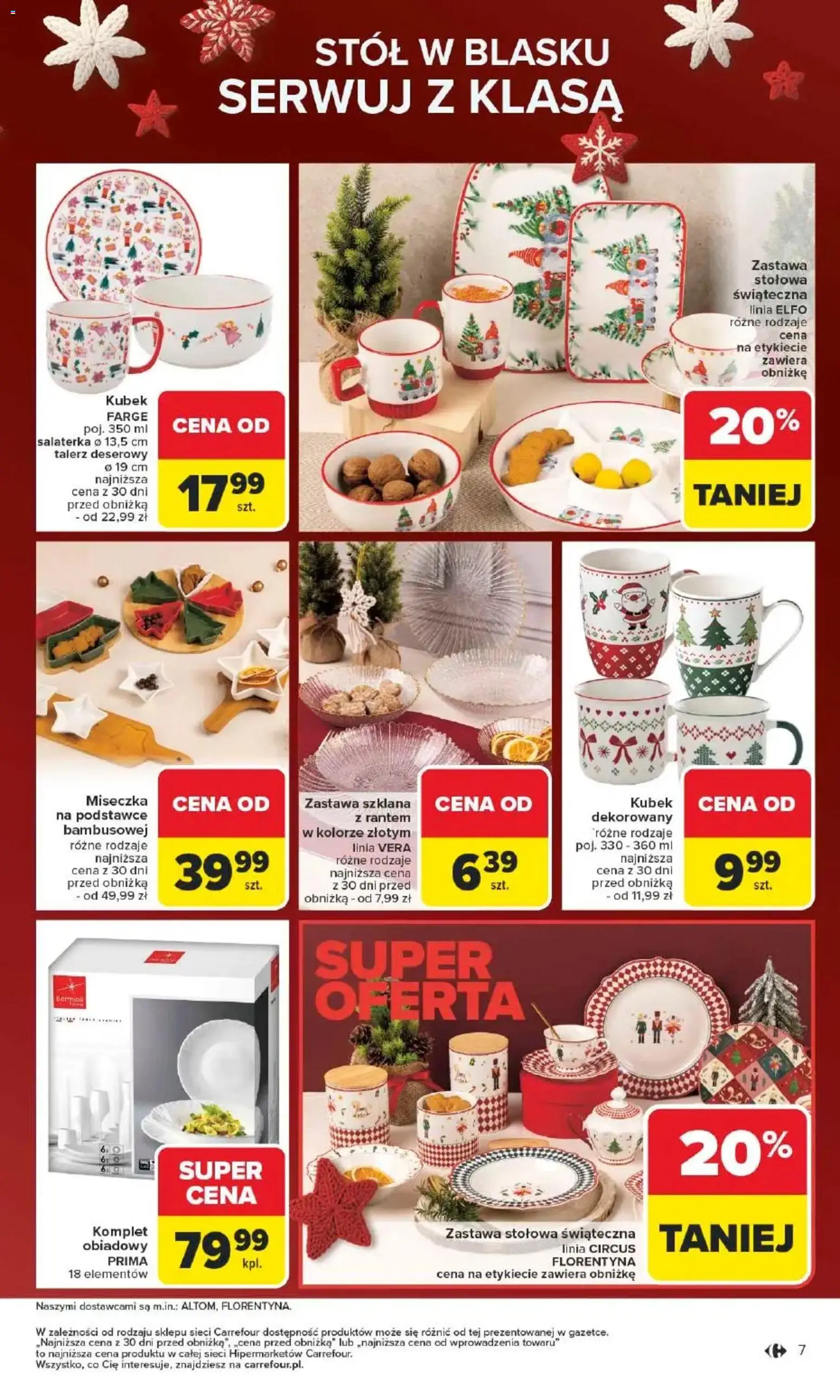 Carrefour Gazetka - Święta spełnionych marzeń od 10.11.2025 | Strona: 8 | Produkty: Stół