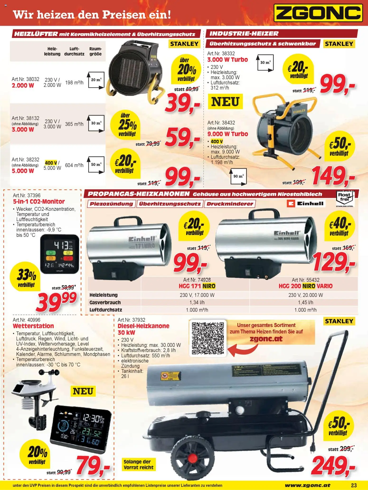 Zgonc Flugblatt Februar I 2026 gültig ab 01.02.2026 | Seite: 23 | Produkte: Wetterstation