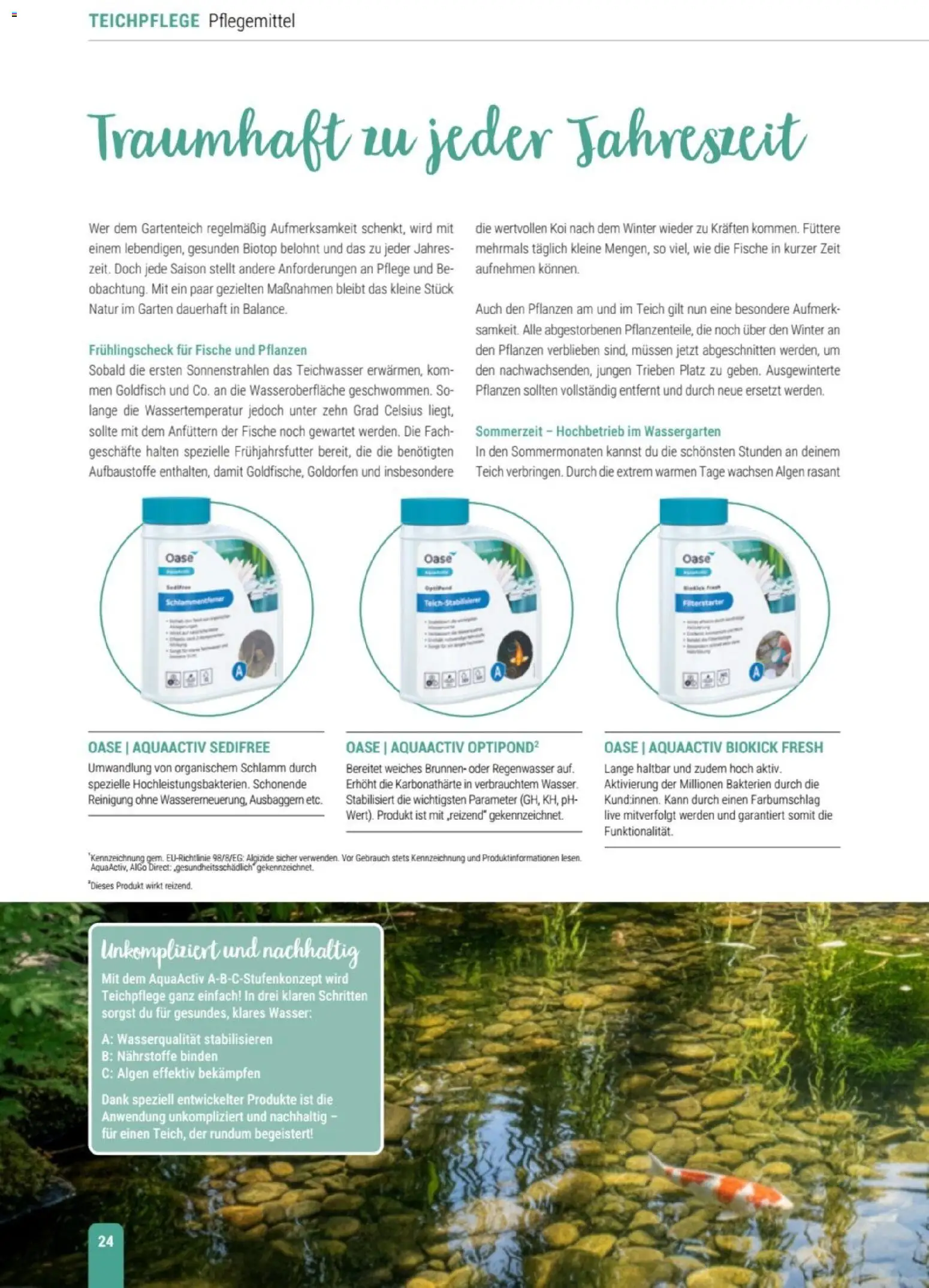 zookauf Themenkatalog Teich – gültig ab 23.03.2026 | Seite: 24 | Produkte: Wasser