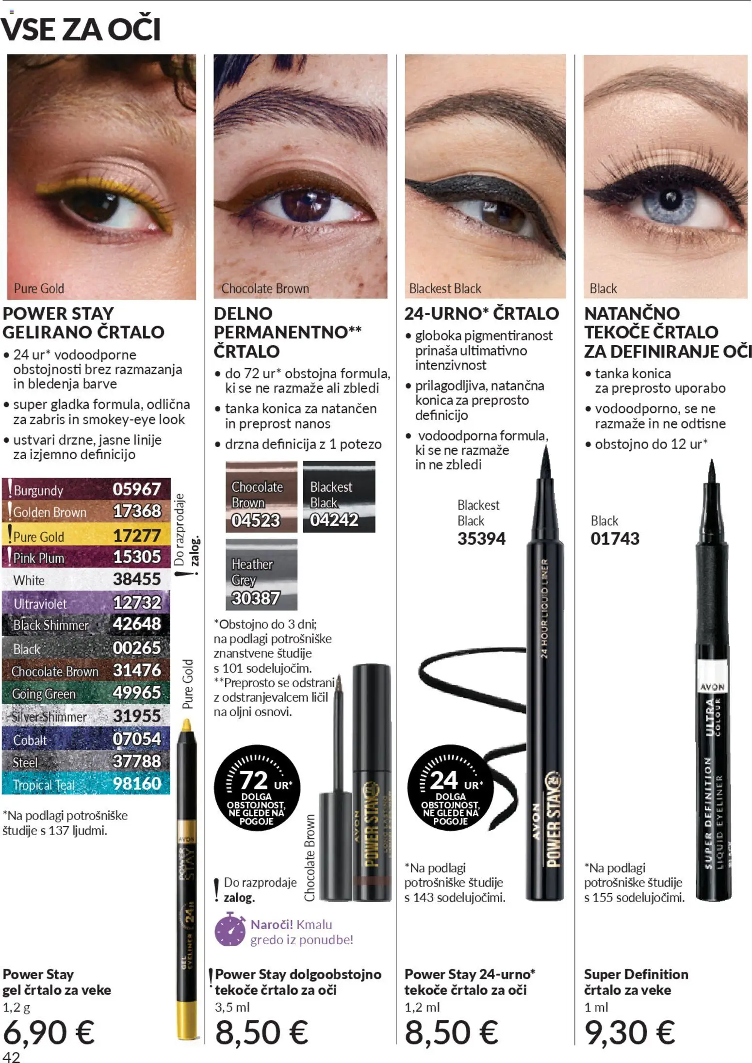 Novi Avon katalog ponudbe – veljaven od 29.12.2025 | Stran: 42 | Izdelki: Crtalo za oci