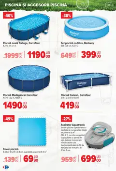 Ofertele Carrefour valabile de la 15.04.2026 | Pagină: 28 | Produse: Aspirator, Piscină, Baterie, Covor