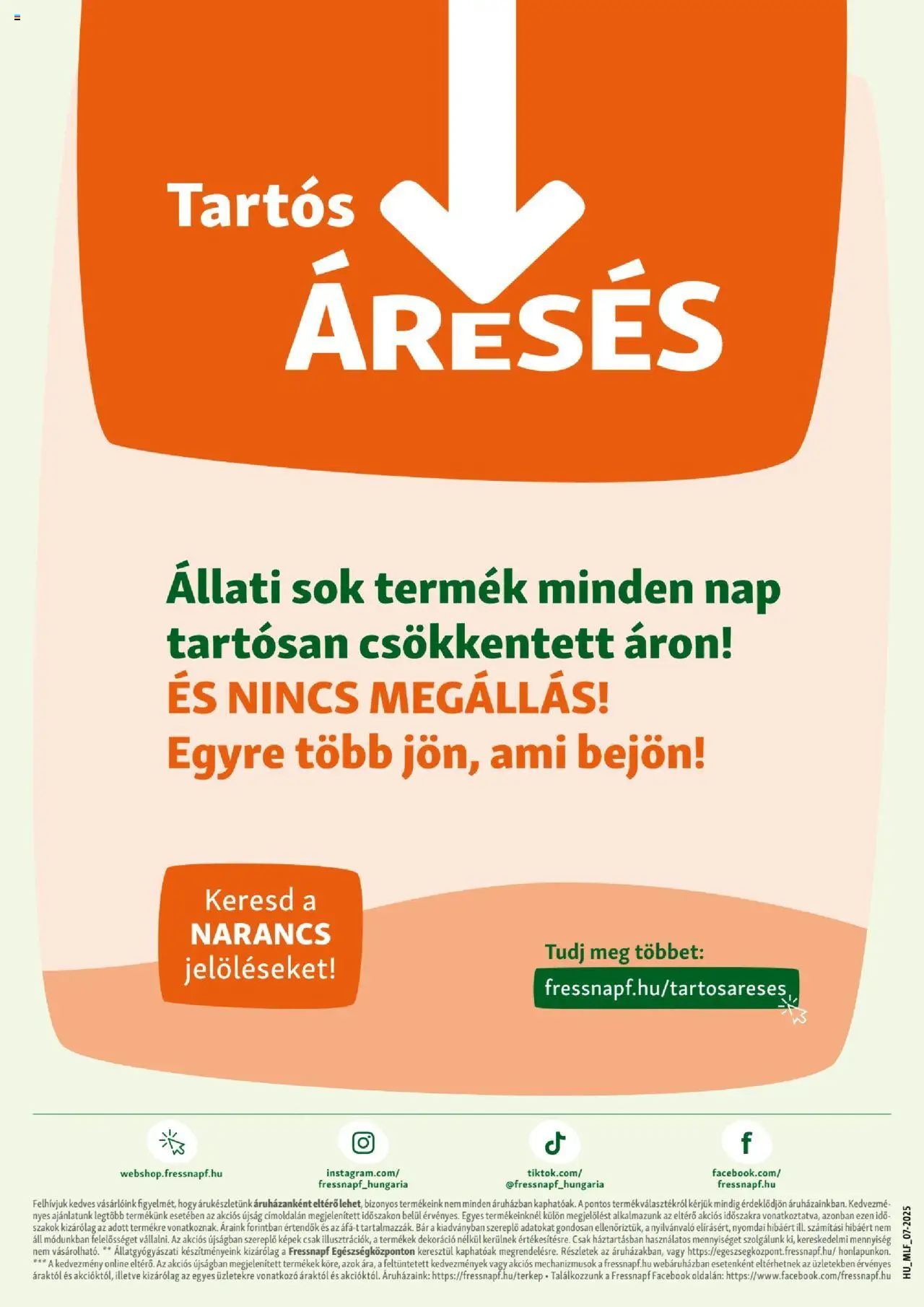 Fressnapf akciós ujság - amely érvényes a következő dátumtól: 07.08.2025 | Oldal: 15 | Termékek: Narancs, Dekoráció