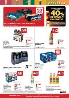 Vista previa Supercor folleto válido desde el 25.03.2026 | Página: 19 | Productos: Cerveza, Té, Παρμεζάνα, Σπανάκι