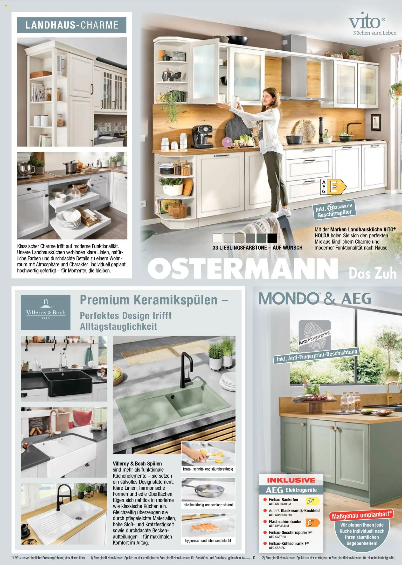Ostermann Küchen Spezial – gültig ab 06.03.2026 | Seite: 10 | Produkte: AEG, Küche, Backofen, Kuchen