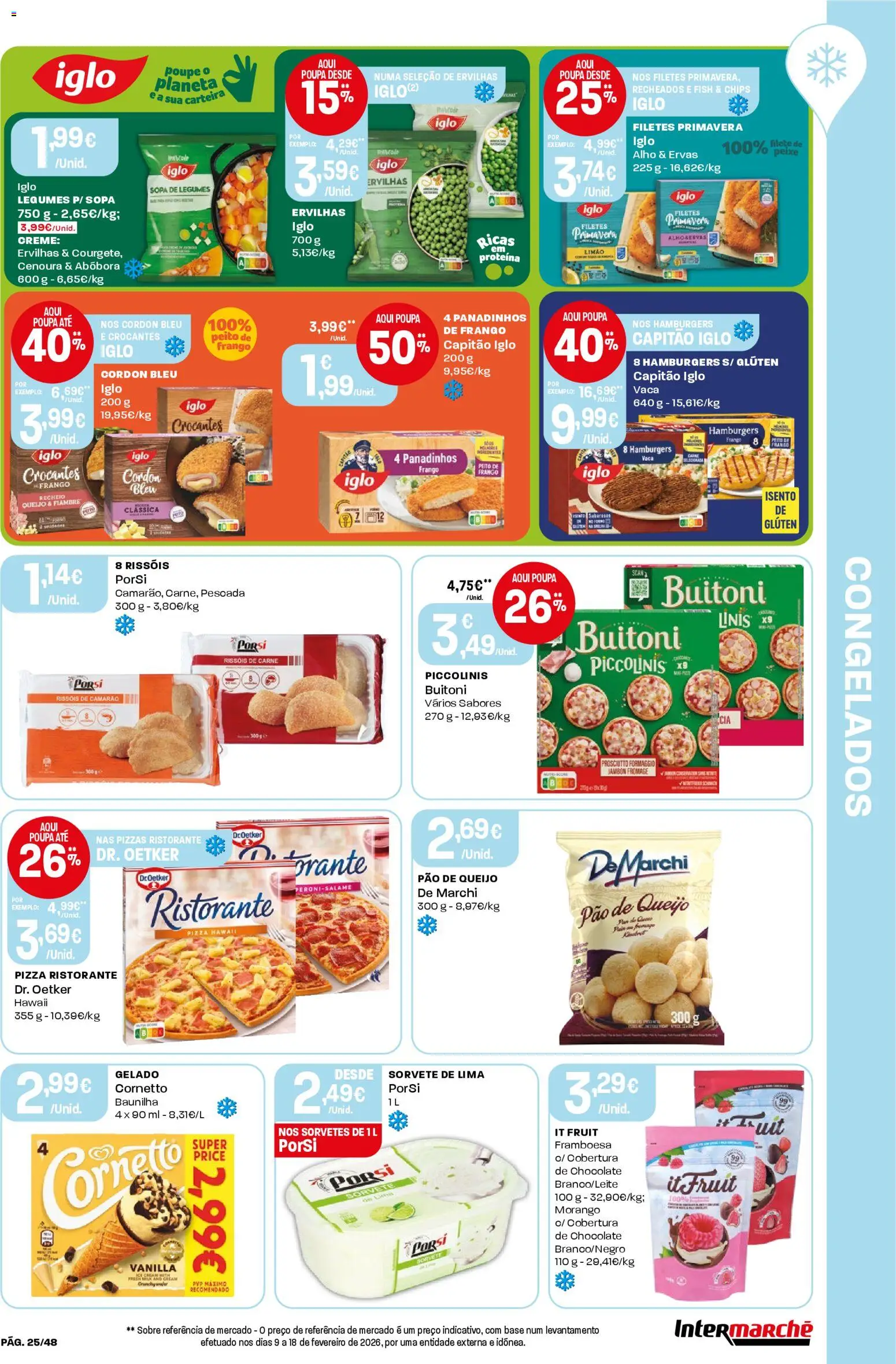 Intermarché folheto │ válido de 26.03.2026 | Página: 25 | Produtos: Carteira, Pão de queijo, Queijo, Peixe