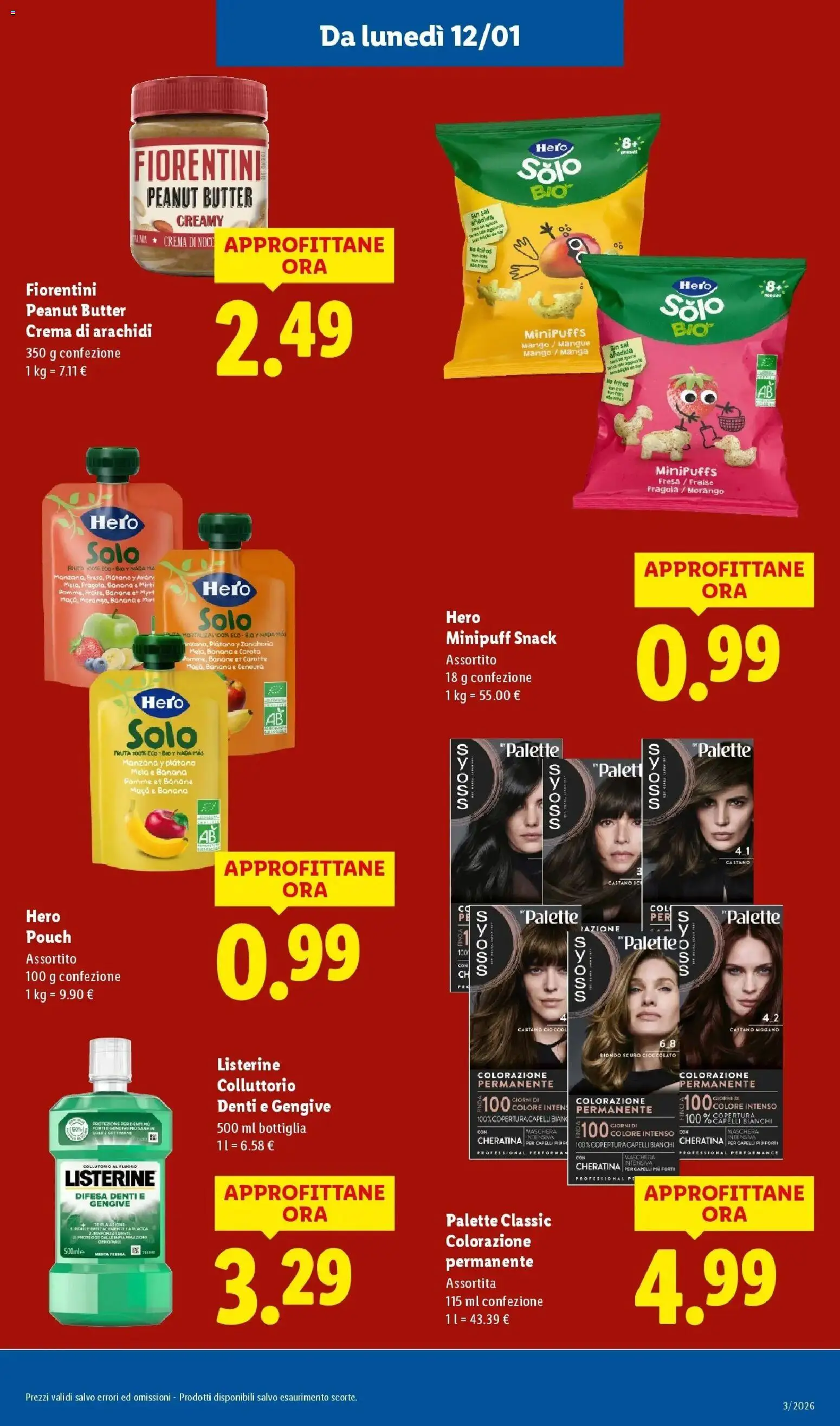 Volantino Lidl del 12.01.2026 | Pagina: 15 | Prodotti: Crema, Maschera, Carota, Bottiglia