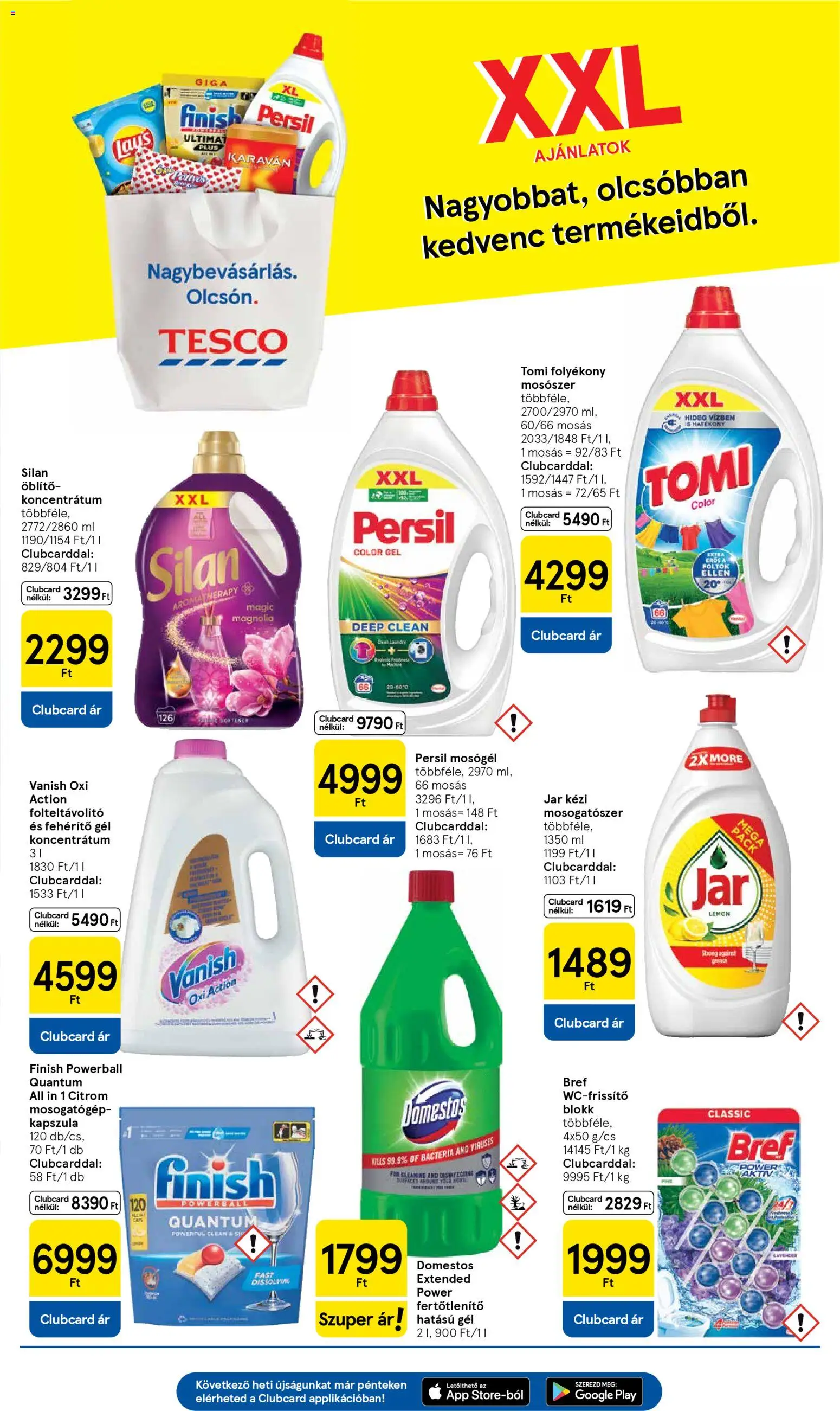 Tesco akciós ujság - amely érvényes a következő dátumtól: 19.02.2026 | Oldal: 7 | Termékek: Persil, Folyékony mosószer, Mosószer, Citrom