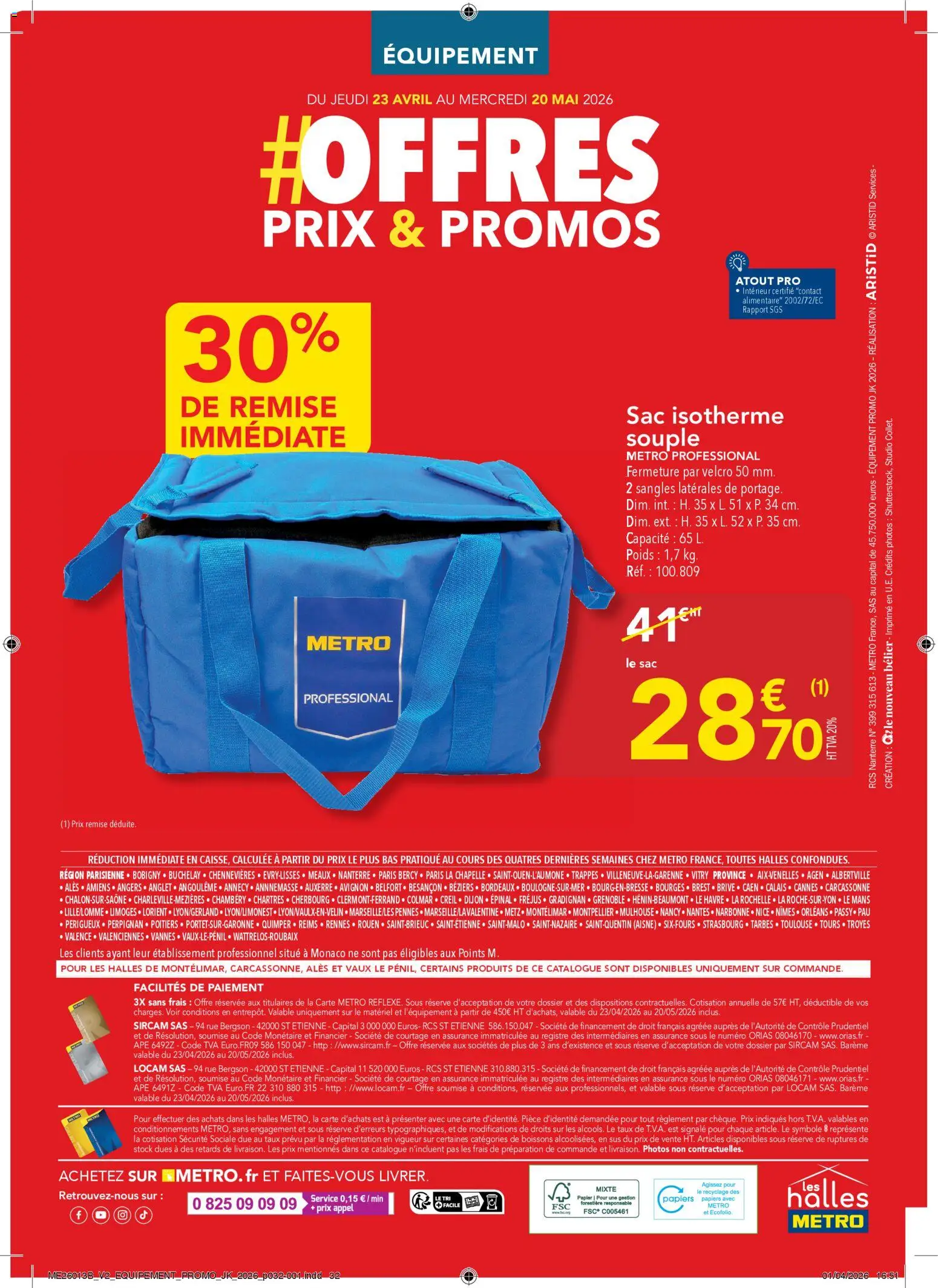 {H1} | Page: 32 | Produits: Sac isotherme, Sac, Poids