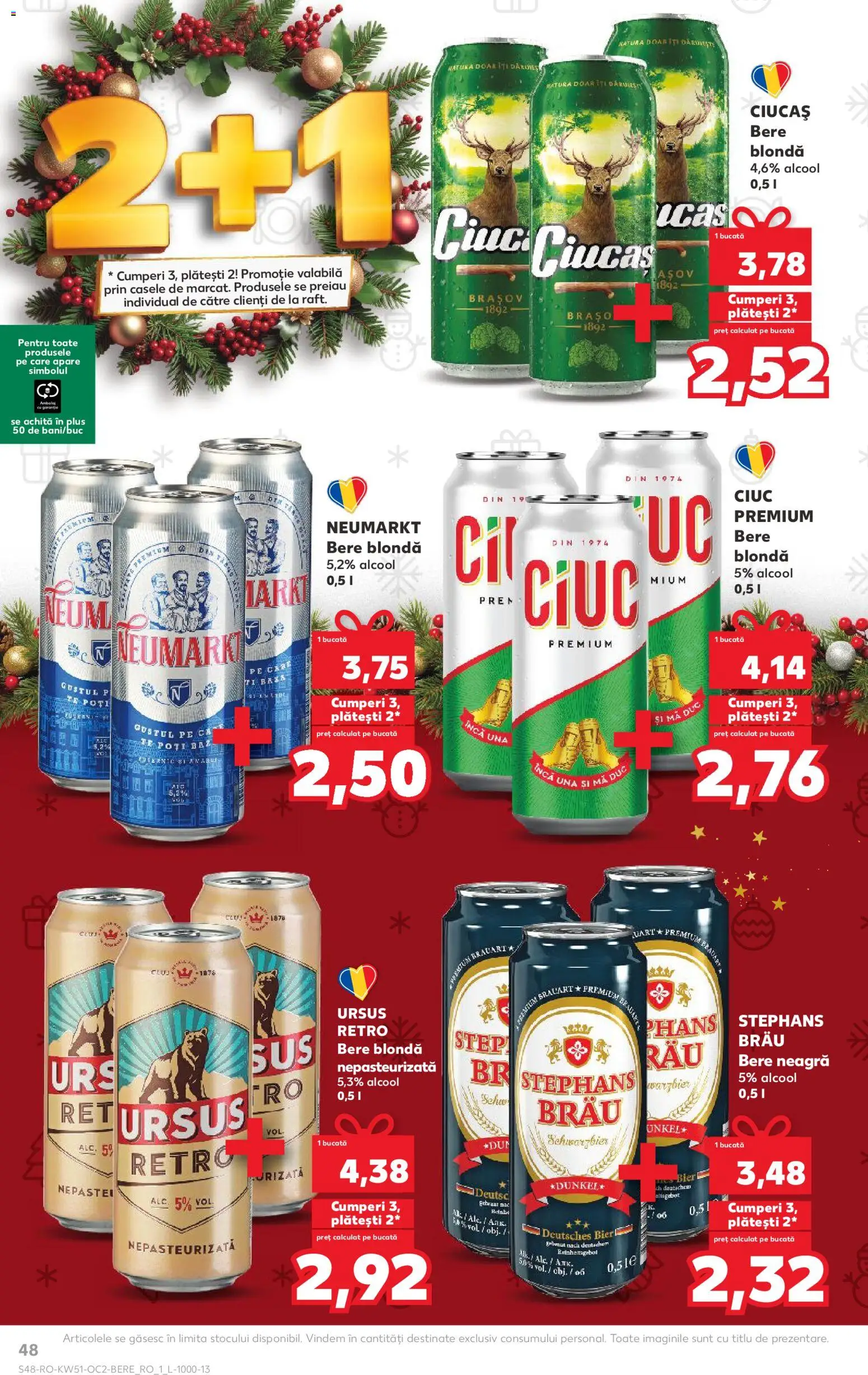 Kaufland RO akciós ujság - amely érvényes a következő dátumtól: 17.12.2025 | Oldal: 48