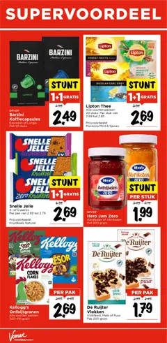 Vomar - Folder - Voorbeeld van een folder van Vomar, geldig van 09.11.2025 | Pagina: 23 | Producten: Thee, Koffiecapsules, Aardbeien, Vlokken