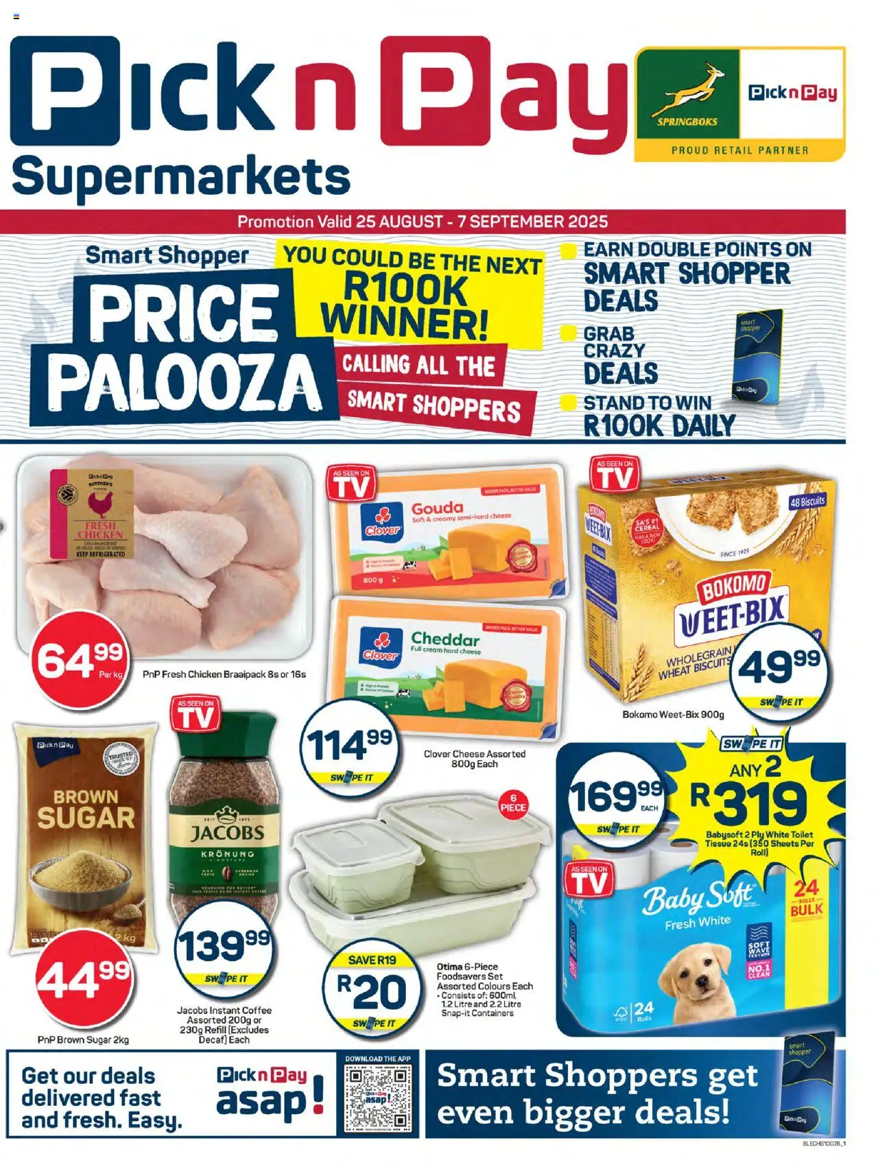 Pick n Pay Eastern Cape - Specials │ valid from 25.08.2025 | Page: 1 | Products: Cheese, Biscuits, Cream, Estuche organizador de viaje