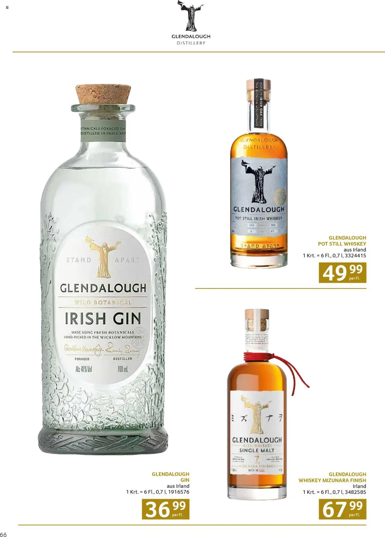 Transgourmet Weihnachtskatalog 2025 gültig ab 13.10.2025 | Seite: 66 | Produkte: Gin, Whiskey