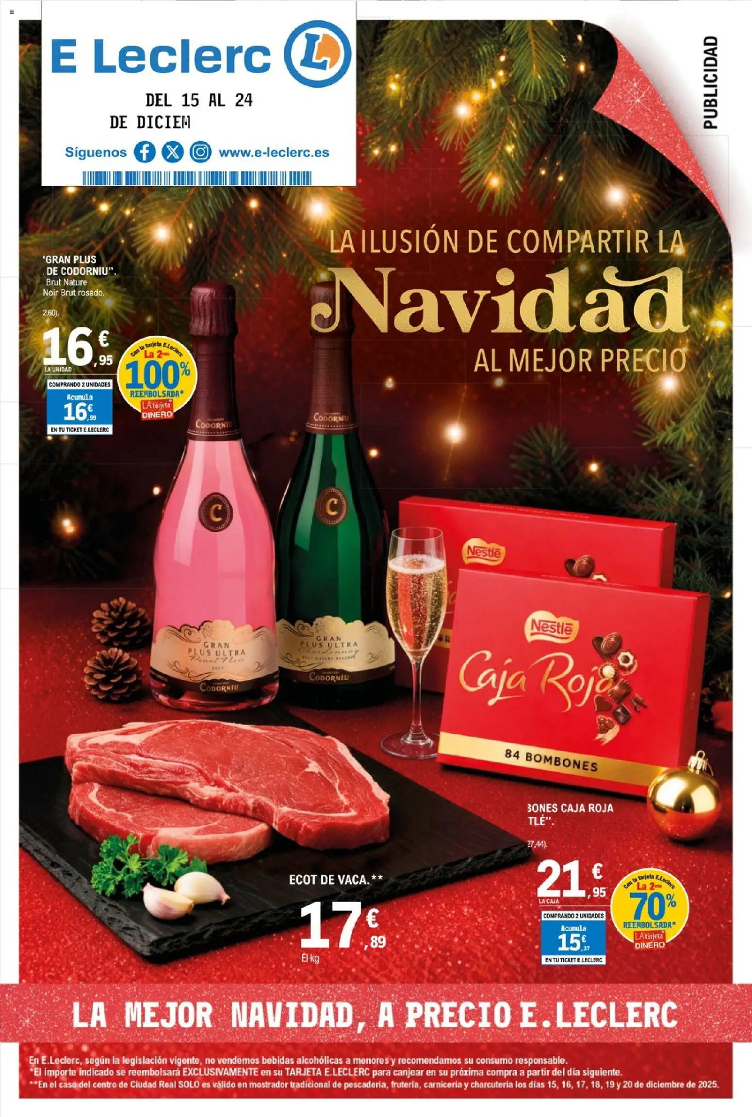 E.Leclerc folleto │ válido desde el 15.12.2025 | Página: 1 | Productos: Caja
