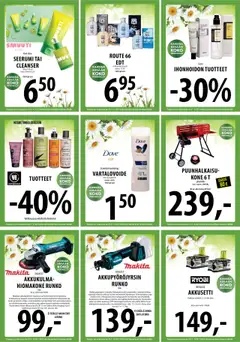  | Sivu: 25 | Tuotteet: Hiomakone, Shampoo, Vartalovoide, Seerumi