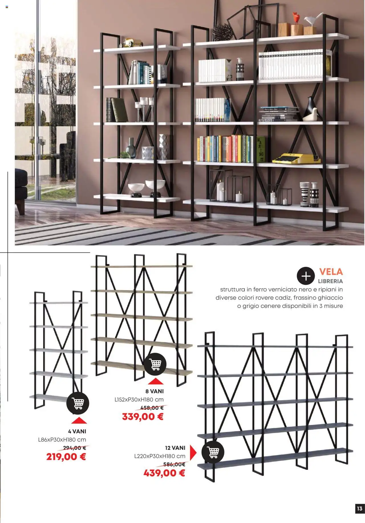 Volantino Conforama del 29.07.2025 | Pagina: 13 | Prodotti: Libreria