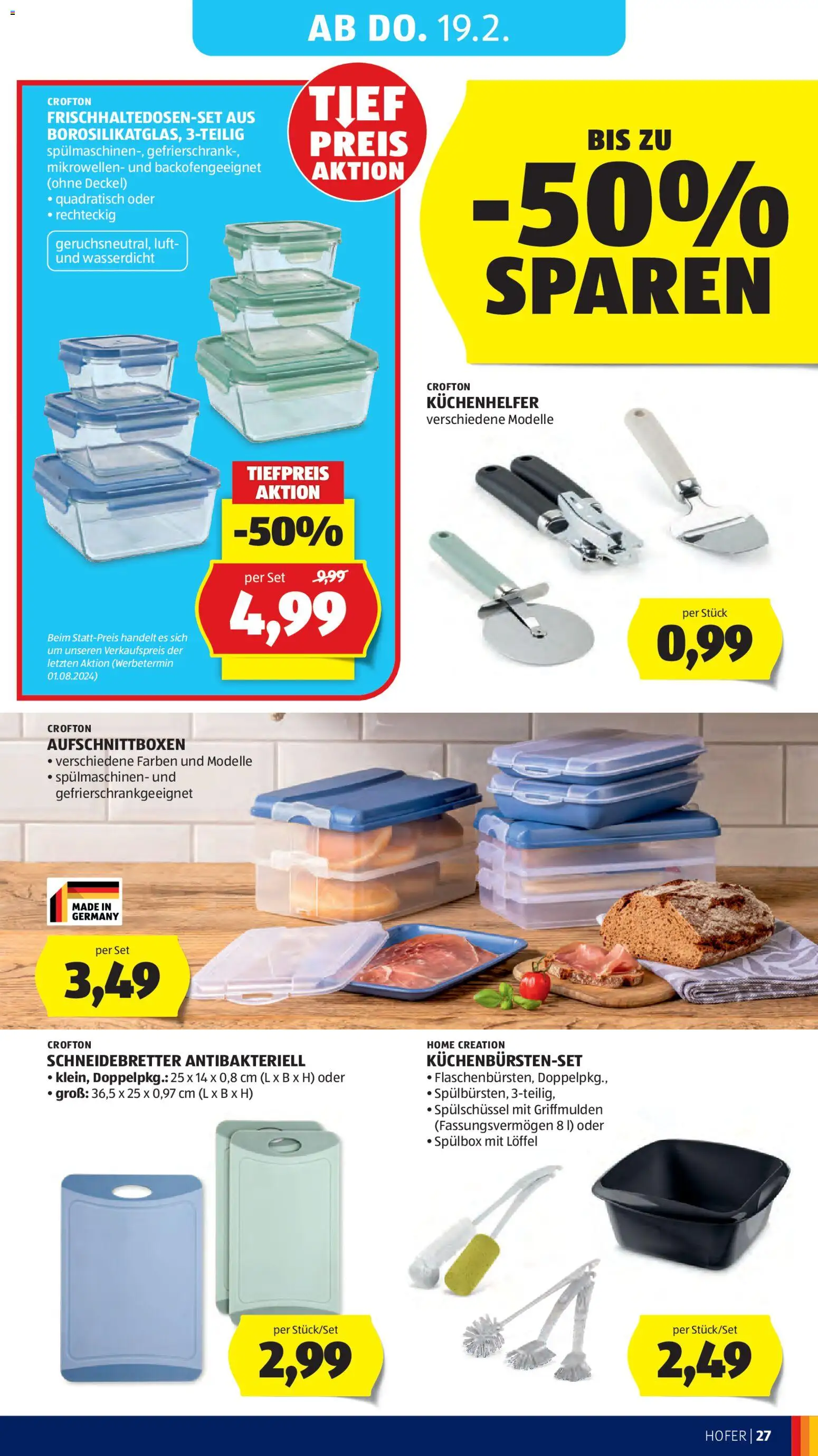 Hofer Flugblatt gültig ab 13.02.2026 | Seite: 31 | Produkte: Gefrierschrank