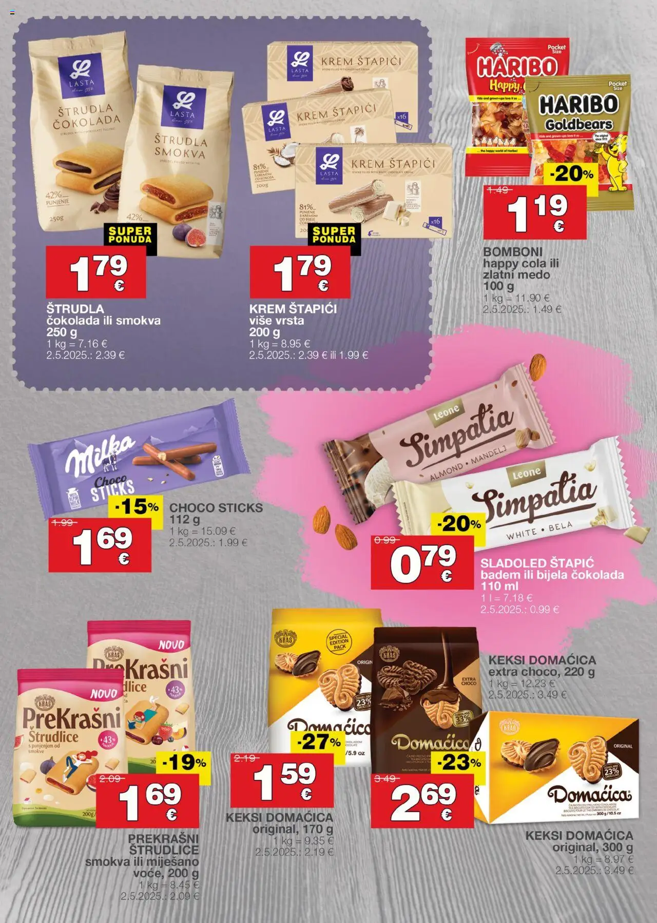 Stanić Diskont katalog | vrijedi od 07.08.2025 | Stranica: 10 | Proizvodi: Čokolada, Sladoled, Badem, Milka